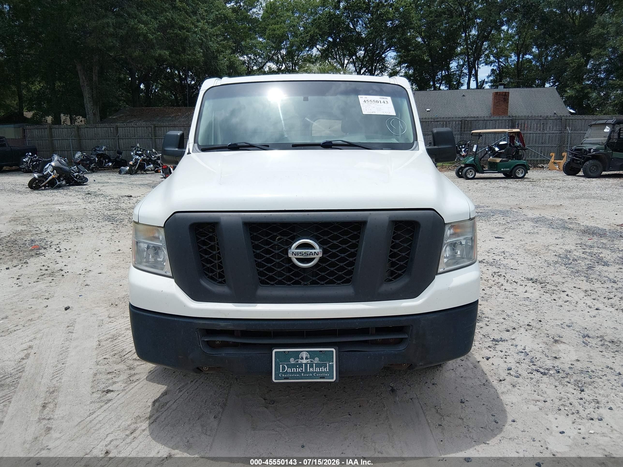 2015 Nissan Nv Cargo Nv1500 Sv V6 White vin: 1N6BF0KM1FN806865
