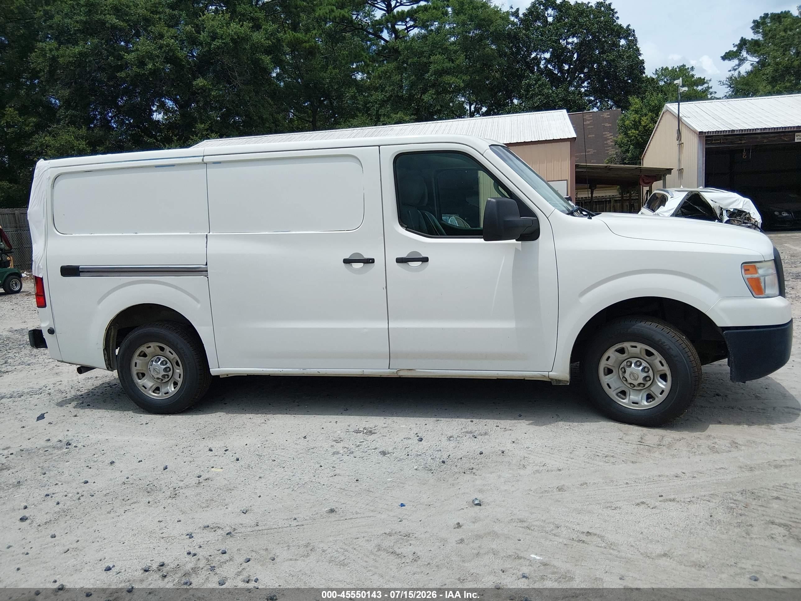 2015 Nissan Nv Cargo Nv1500 Sv V6 White vin: 1N6BF0KM1FN806865