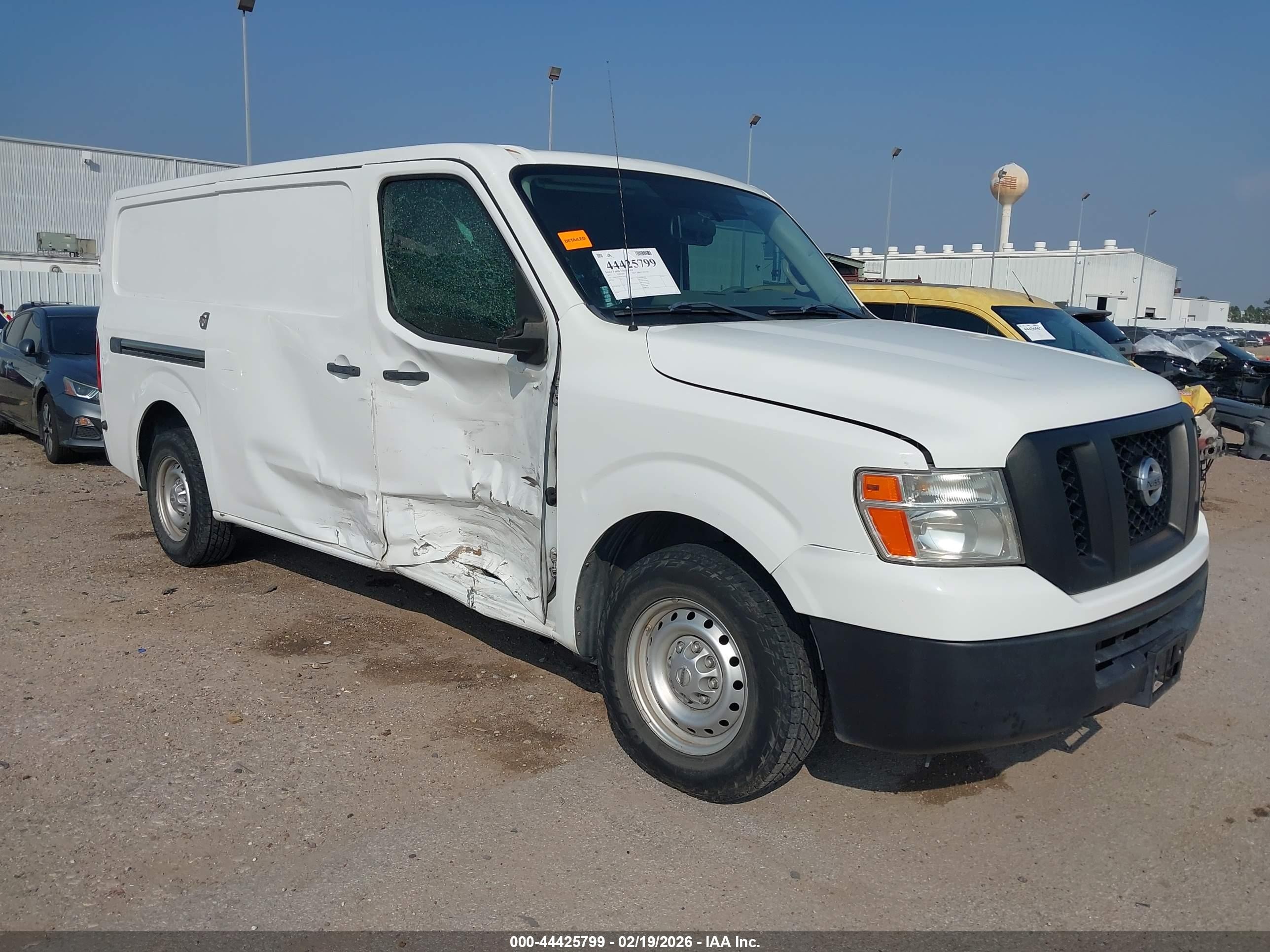2013 Nissan Nv Cargo Nv1500 S V6 White vin: 1N6BF0KM2DN102963