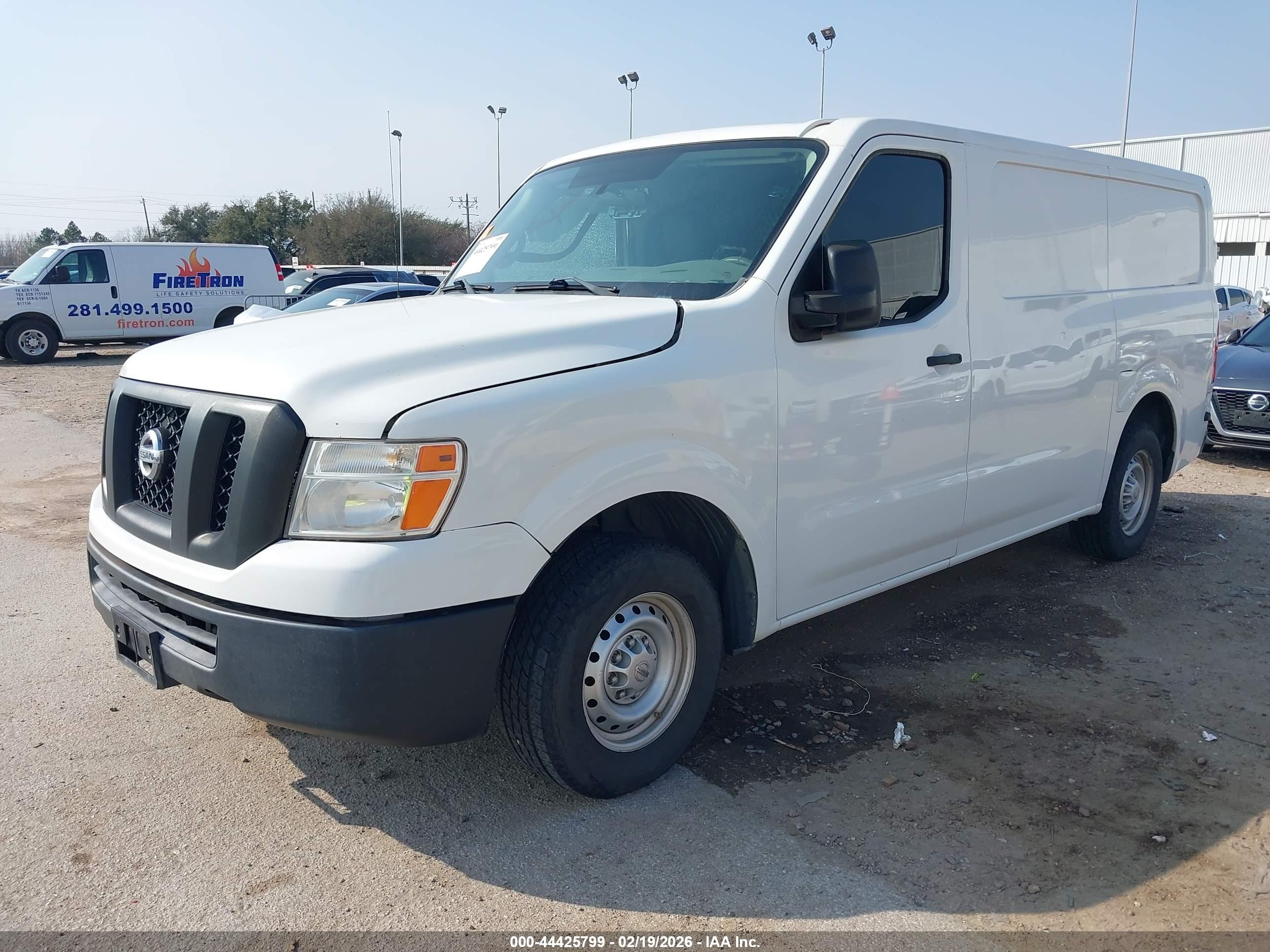 2013 Nissan Nv Cargo Nv1500 S V6 White vin: 1N6BF0KM2DN102963
