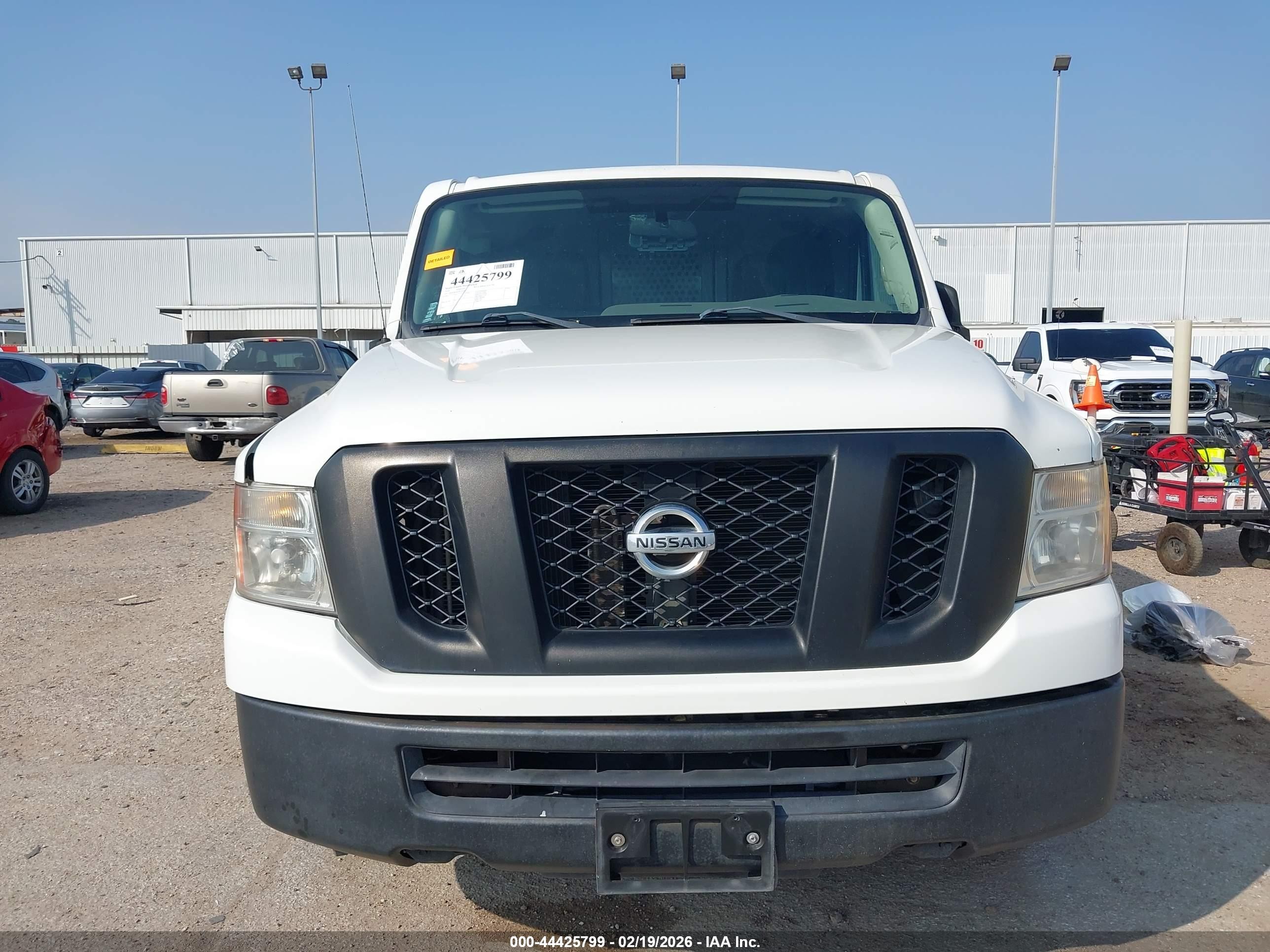 2013 Nissan Nv Cargo Nv1500 S V6 White vin: 1N6BF0KM2DN102963