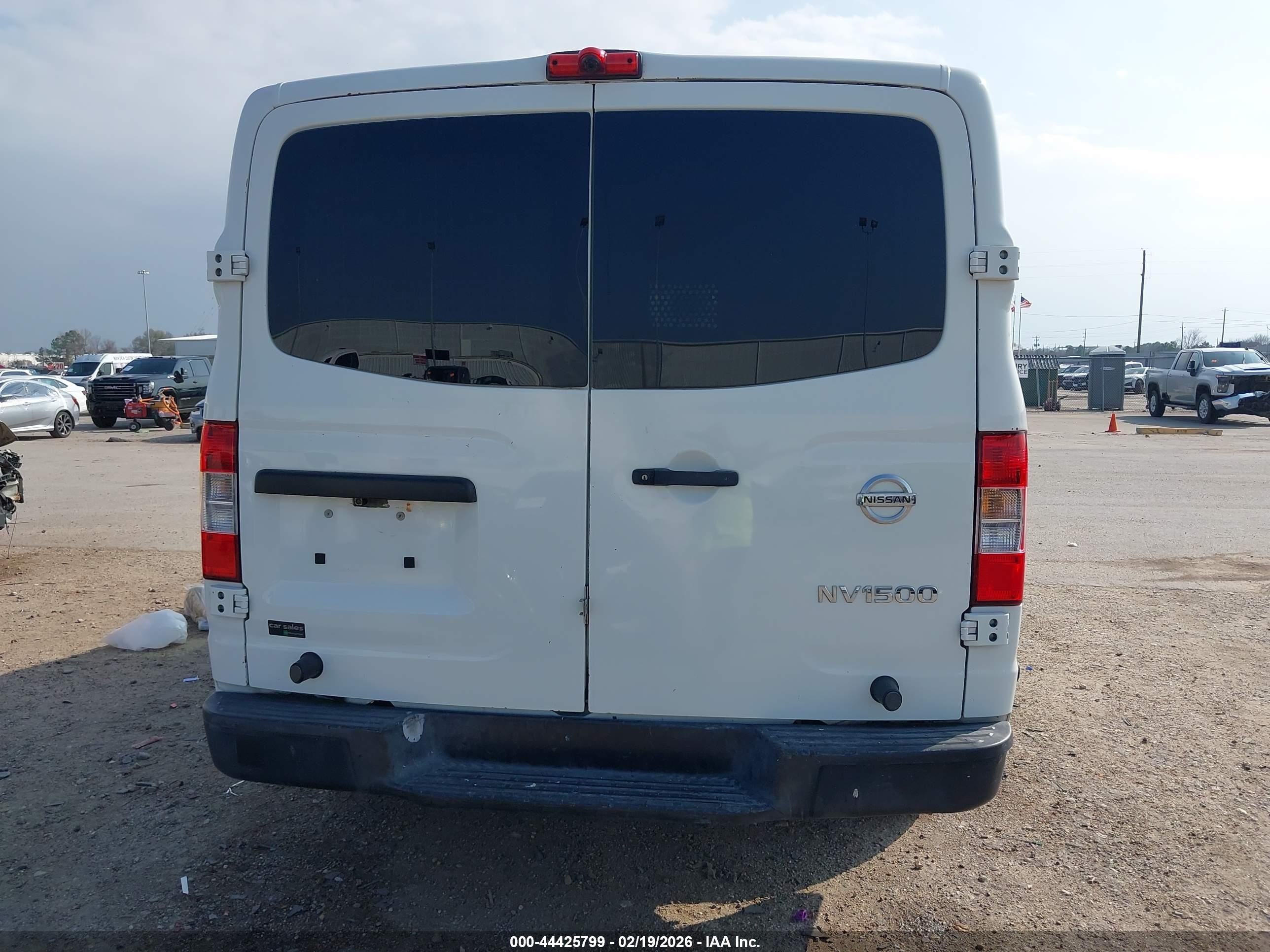 2013 Nissan Nv Cargo Nv1500 S V6 White vin: 1N6BF0KM2DN102963