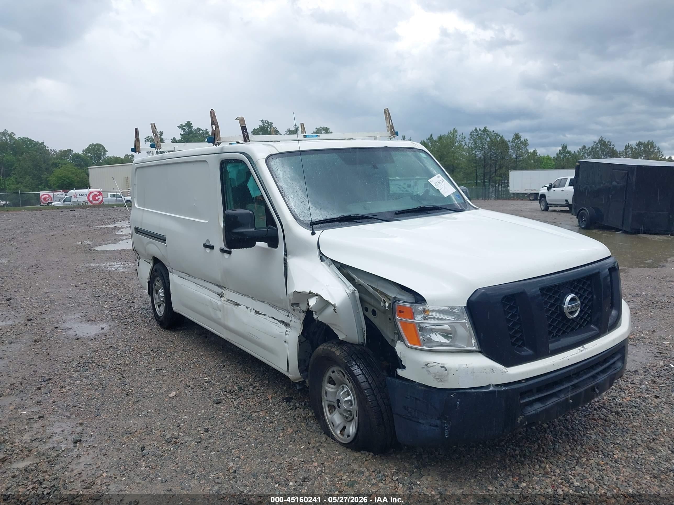 2015 Nissan Nv Cargo Nv1500 Sv V6 White vin: 1N6BF0KM2FN806860