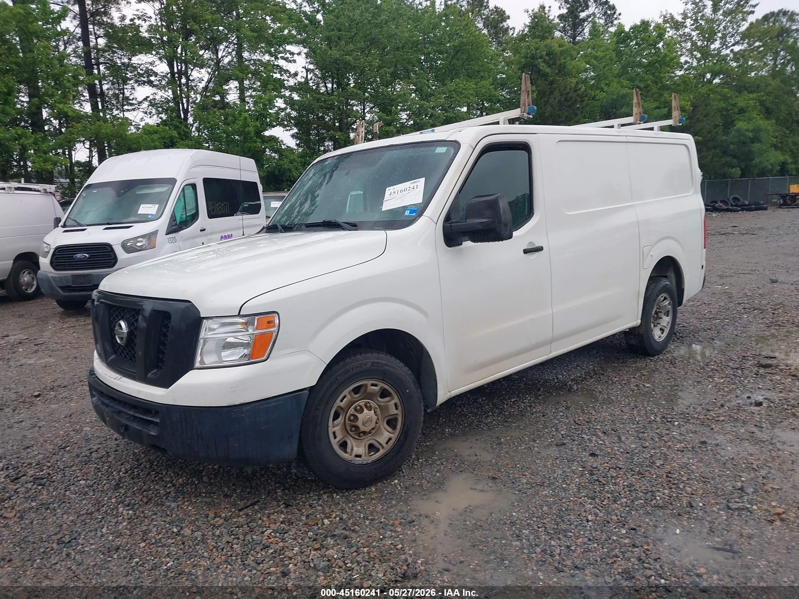 2015 Nissan Nv Cargo Nv1500 Sv V6 White vin: 1N6BF0KM2FN806860