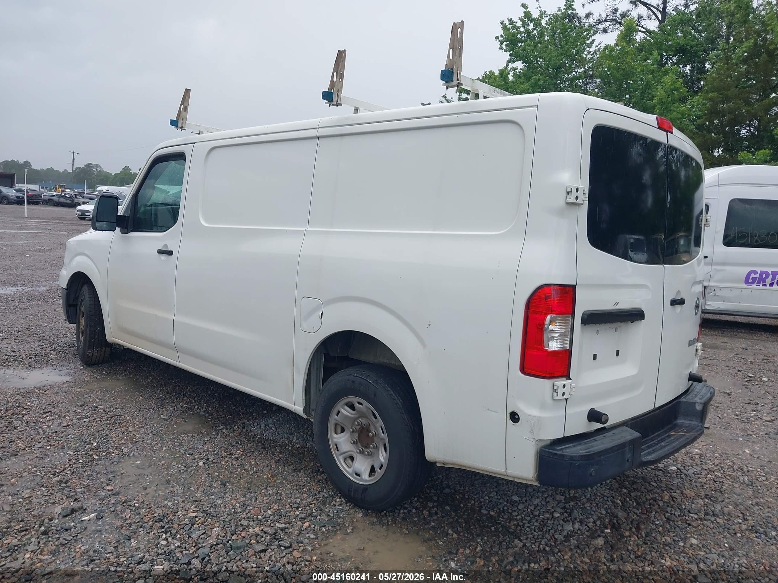 2015 Nissan Nv Cargo Nv1500 Sv V6 White vin: 1N6BF0KM2FN806860
