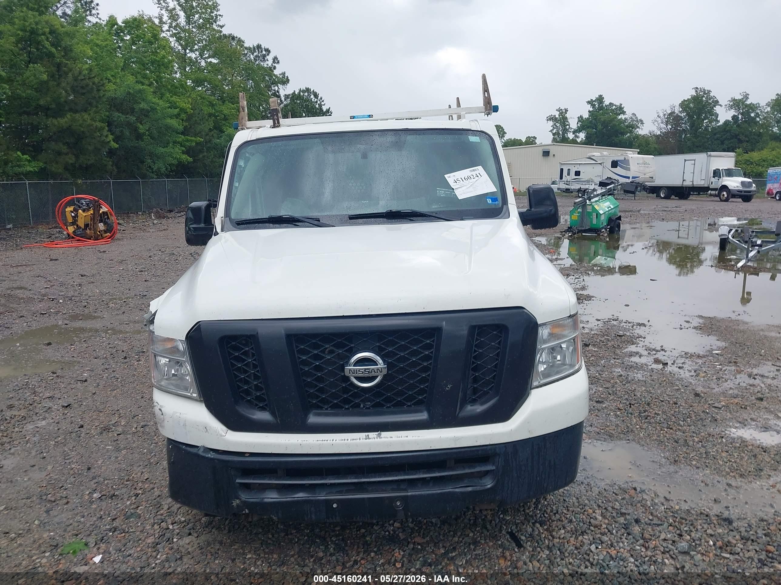 2015 Nissan Nv Cargo Nv1500 Sv V6 White vin: 1N6BF0KM2FN806860