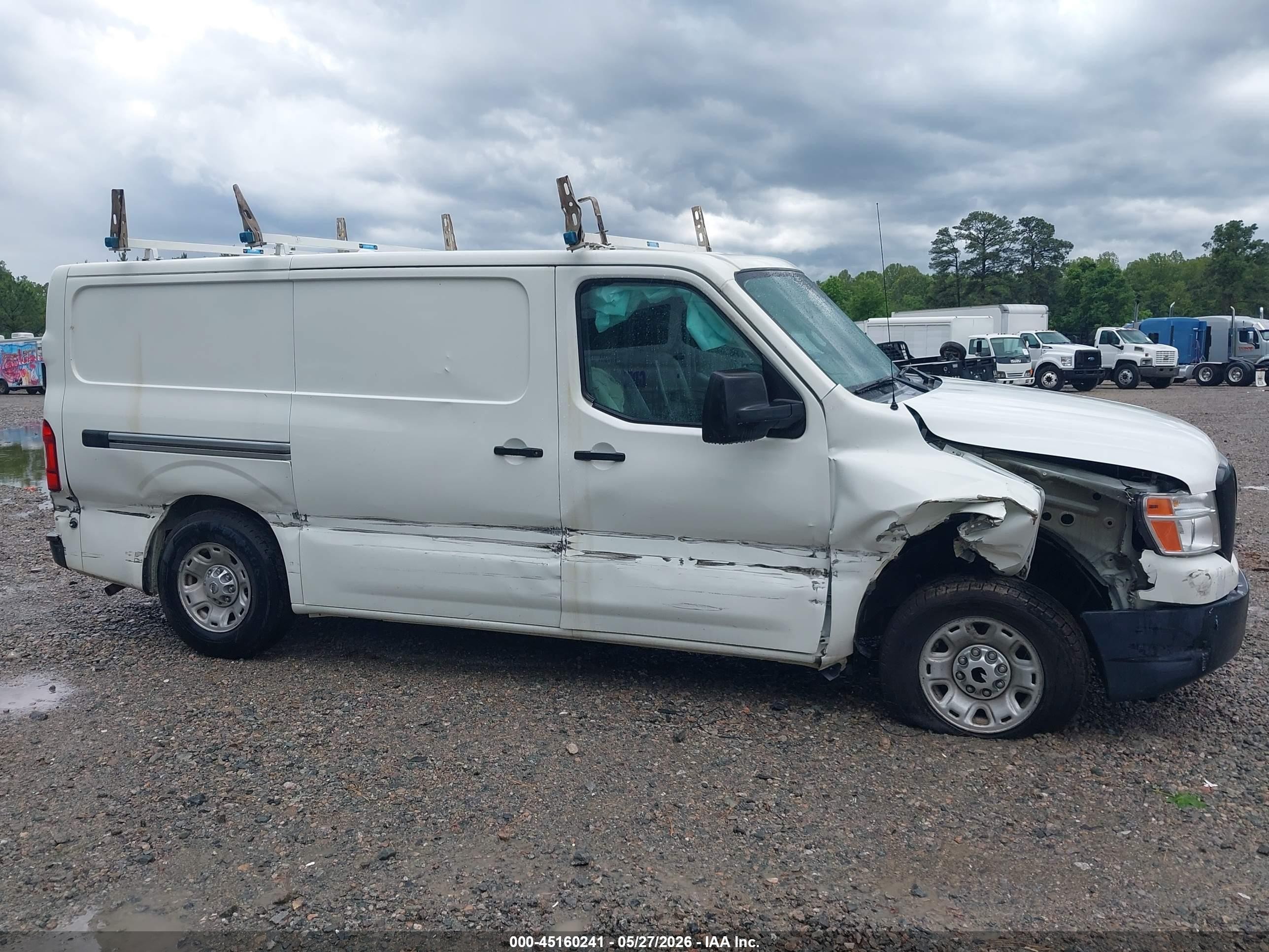 2015 Nissan Nv Cargo Nv1500 Sv V6 White vin: 1N6BF0KM2FN806860