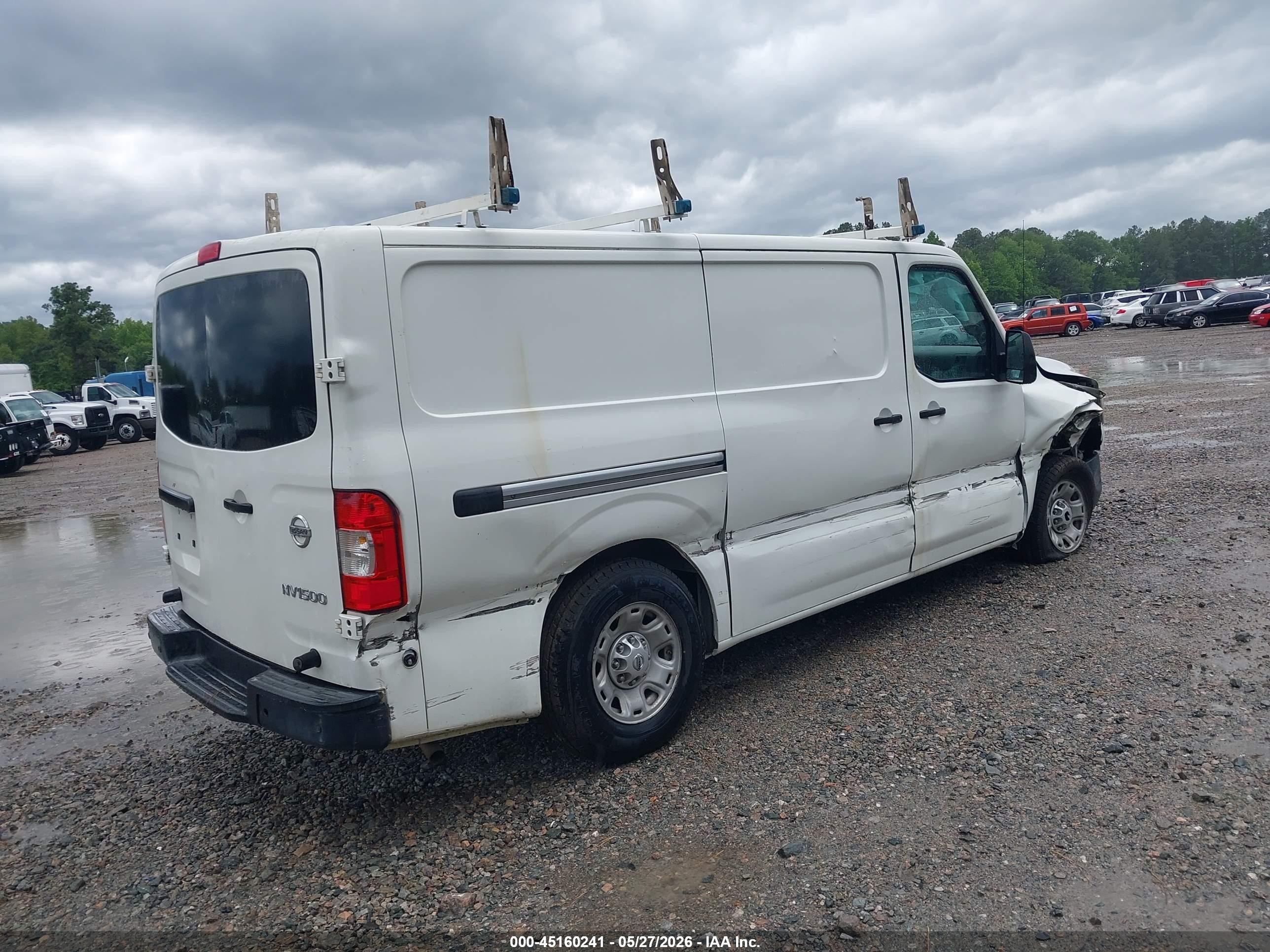 2015 Nissan Nv Cargo Nv1500 Sv V6 White vin: 1N6BF0KM2FN806860