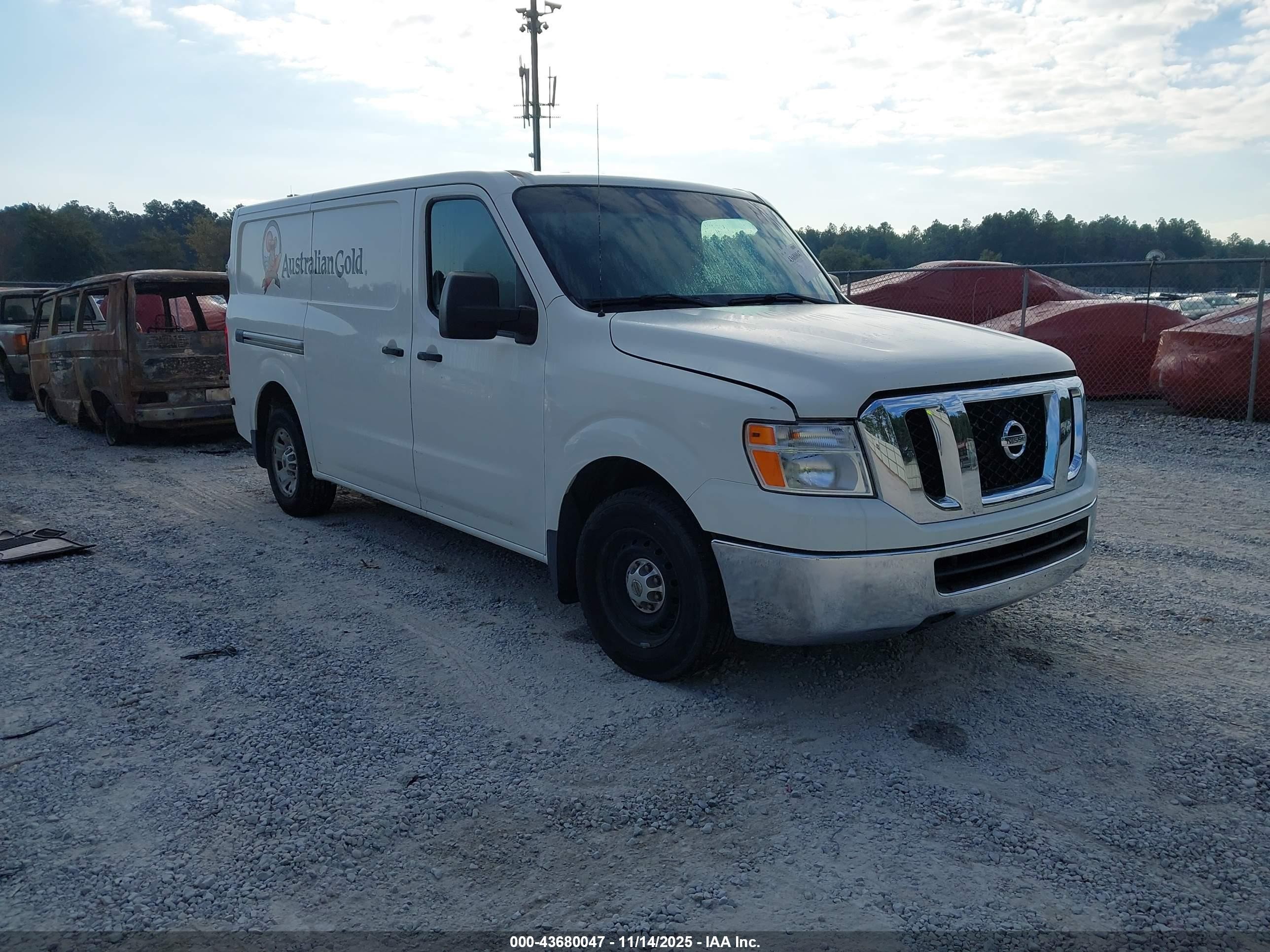 2013 Nissan Nv Cargo Nv1500 Sv V6 White vin: 1N6BF0KM4DN104651
