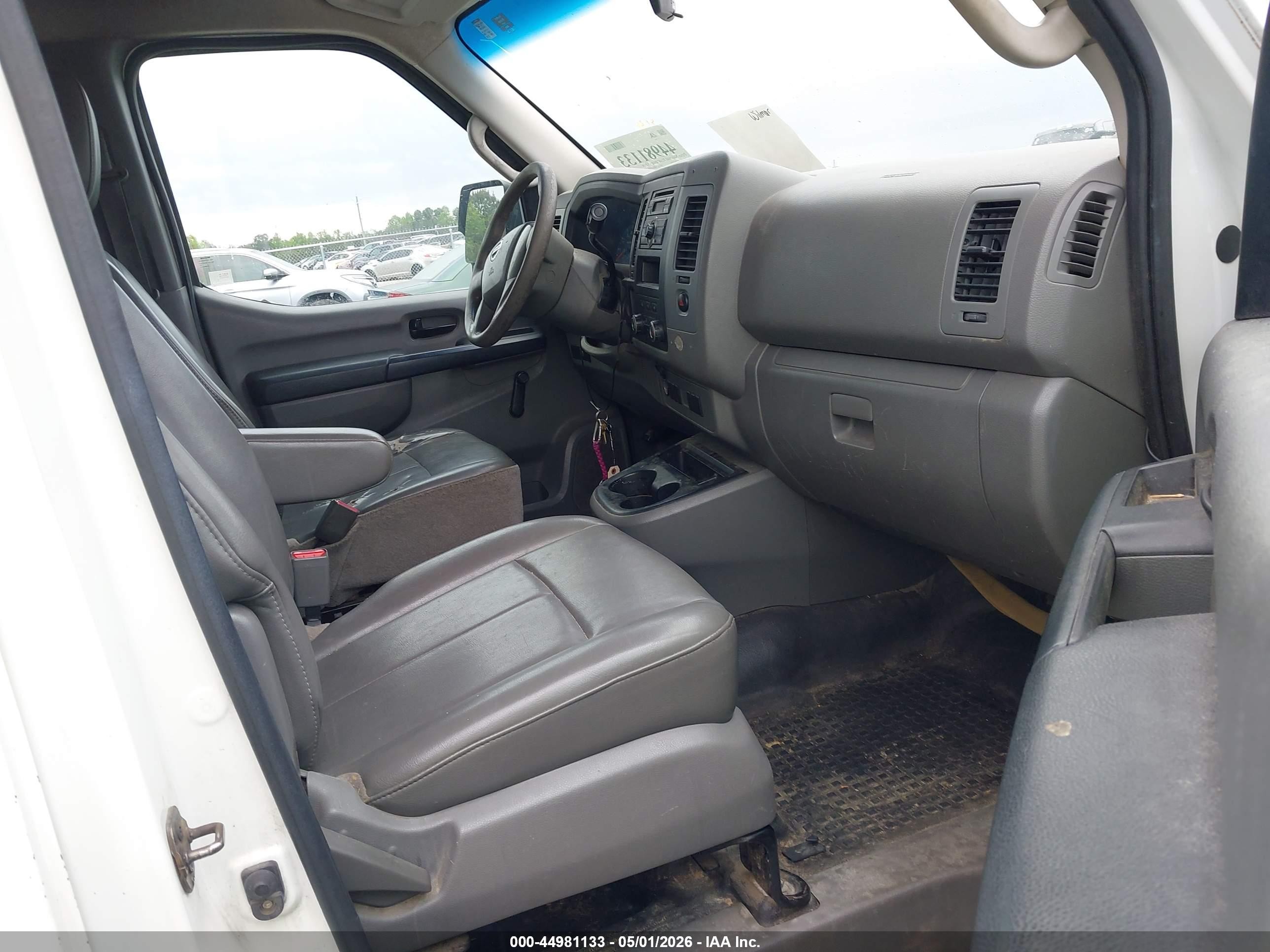 2013 Nissan Nv Cargo Nv1500 S V6 White vin: 1N6BF0KM5DN103606