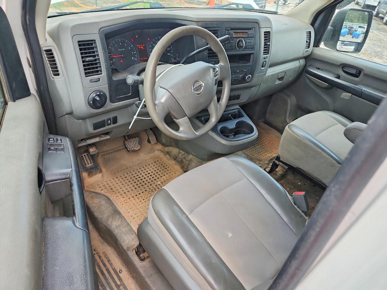 2016 Nissan Nv 1500 S White vin: 1N6BF0KM8GN808145