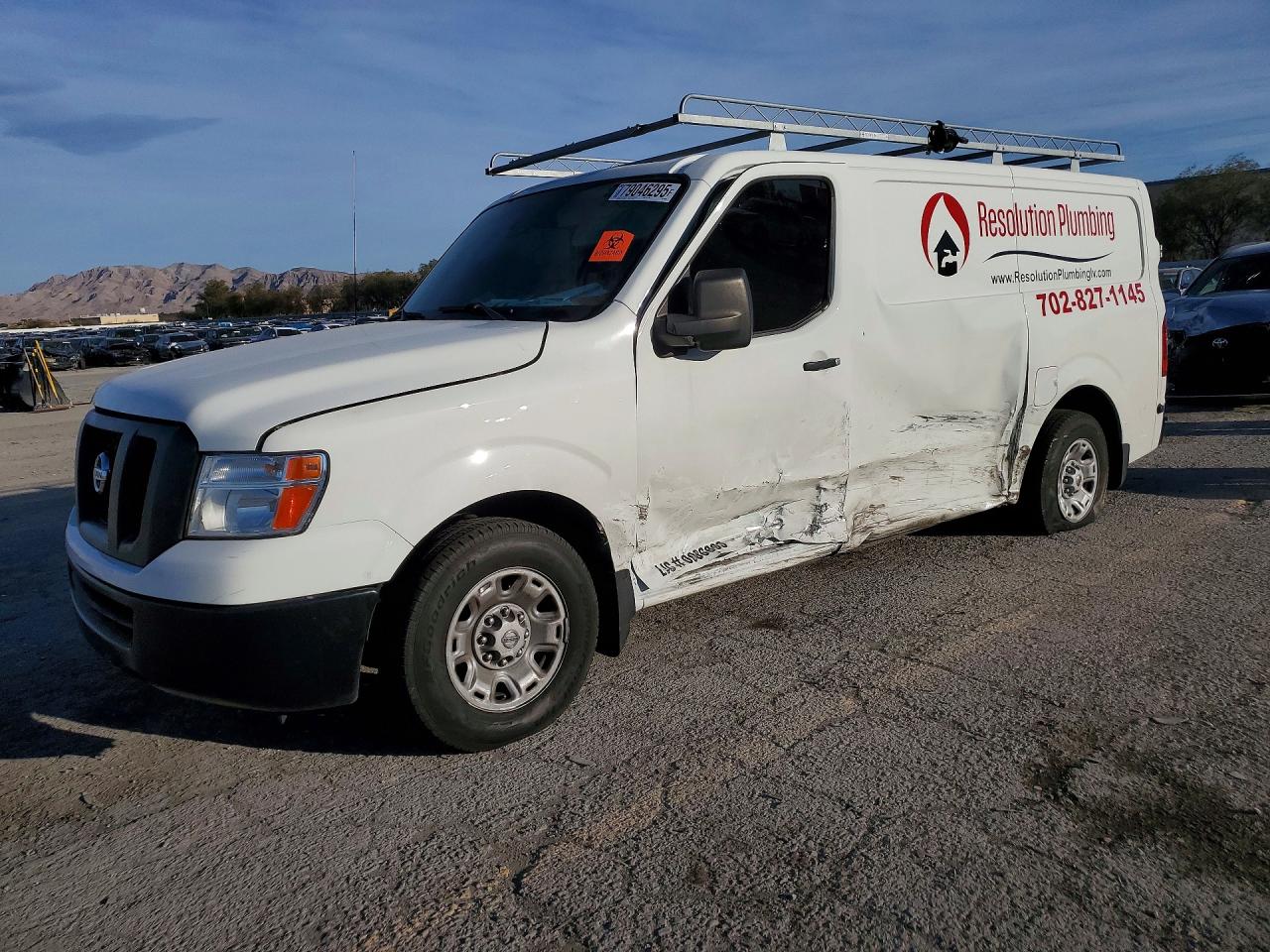 2020 Nissan Nv 1500 Sv White vin: 1N6BF0KM8LN803280