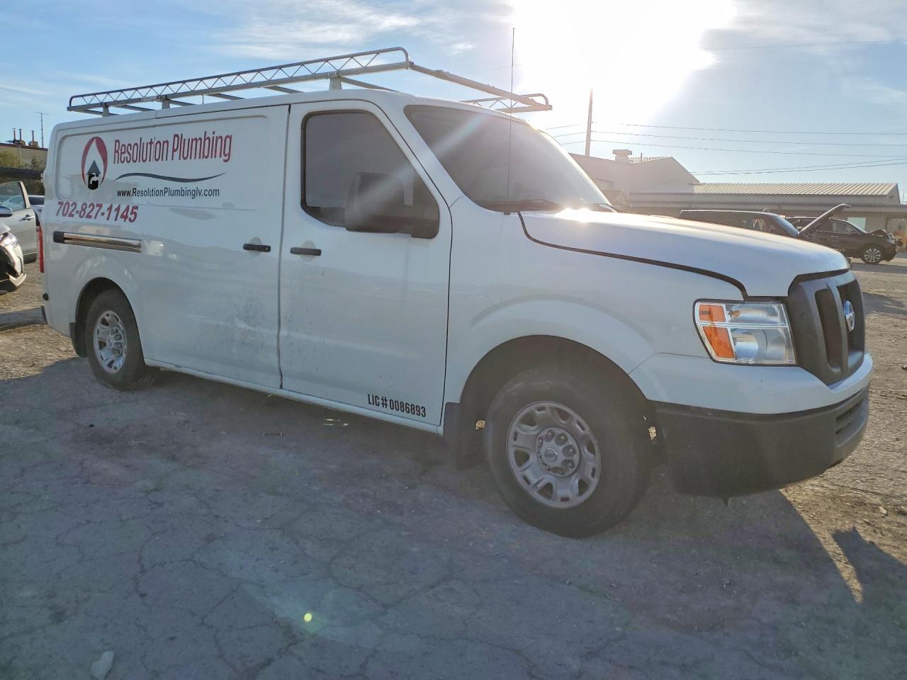 2020 Nissan Nv 1500 Sv White vin: 1N6BF0KM8LN803280
