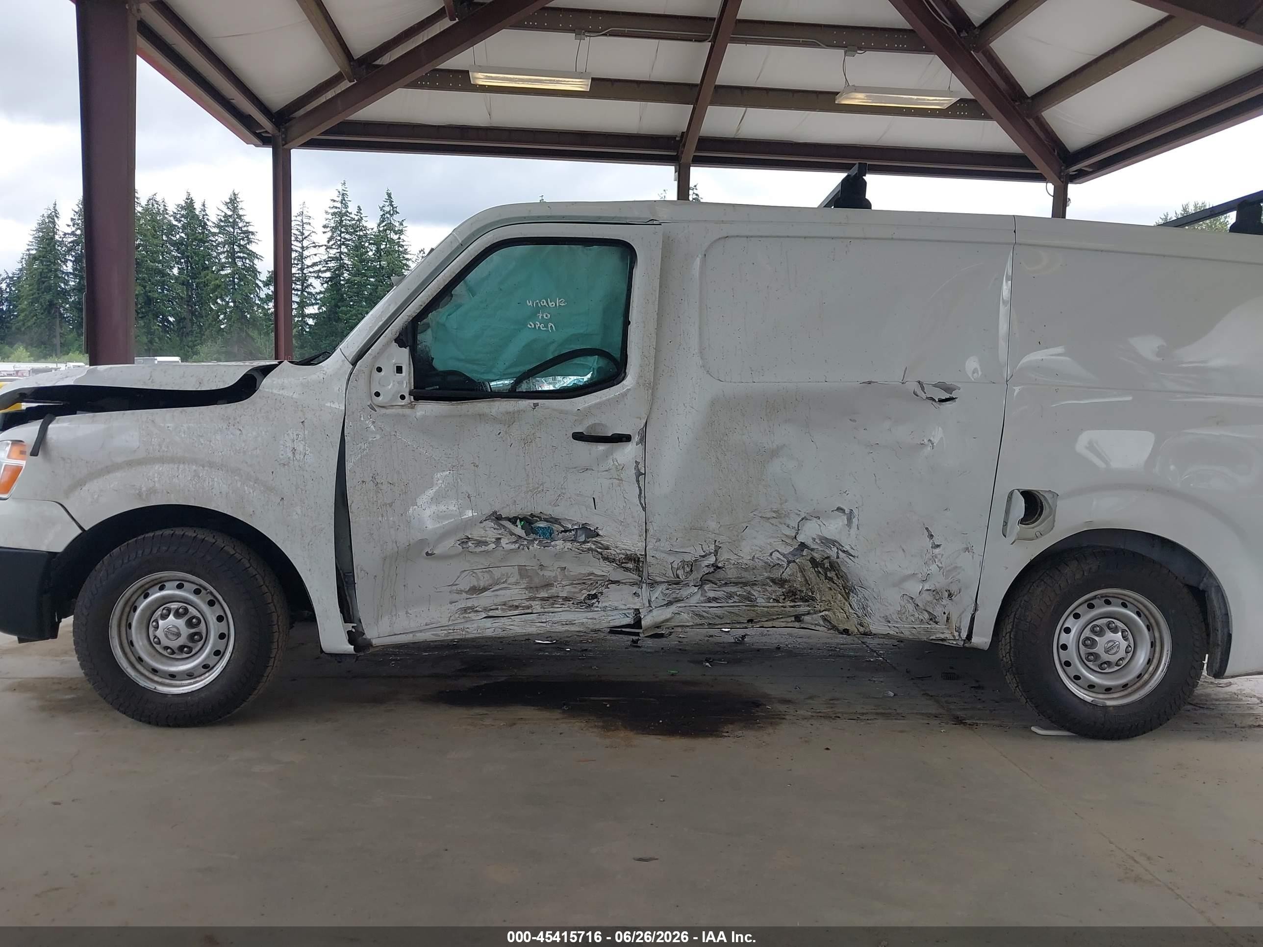 2014 Nissan Nv Cargo Nv1500 S V6/sv V6 Белый vin: 1N6BF0KM9EN103559
