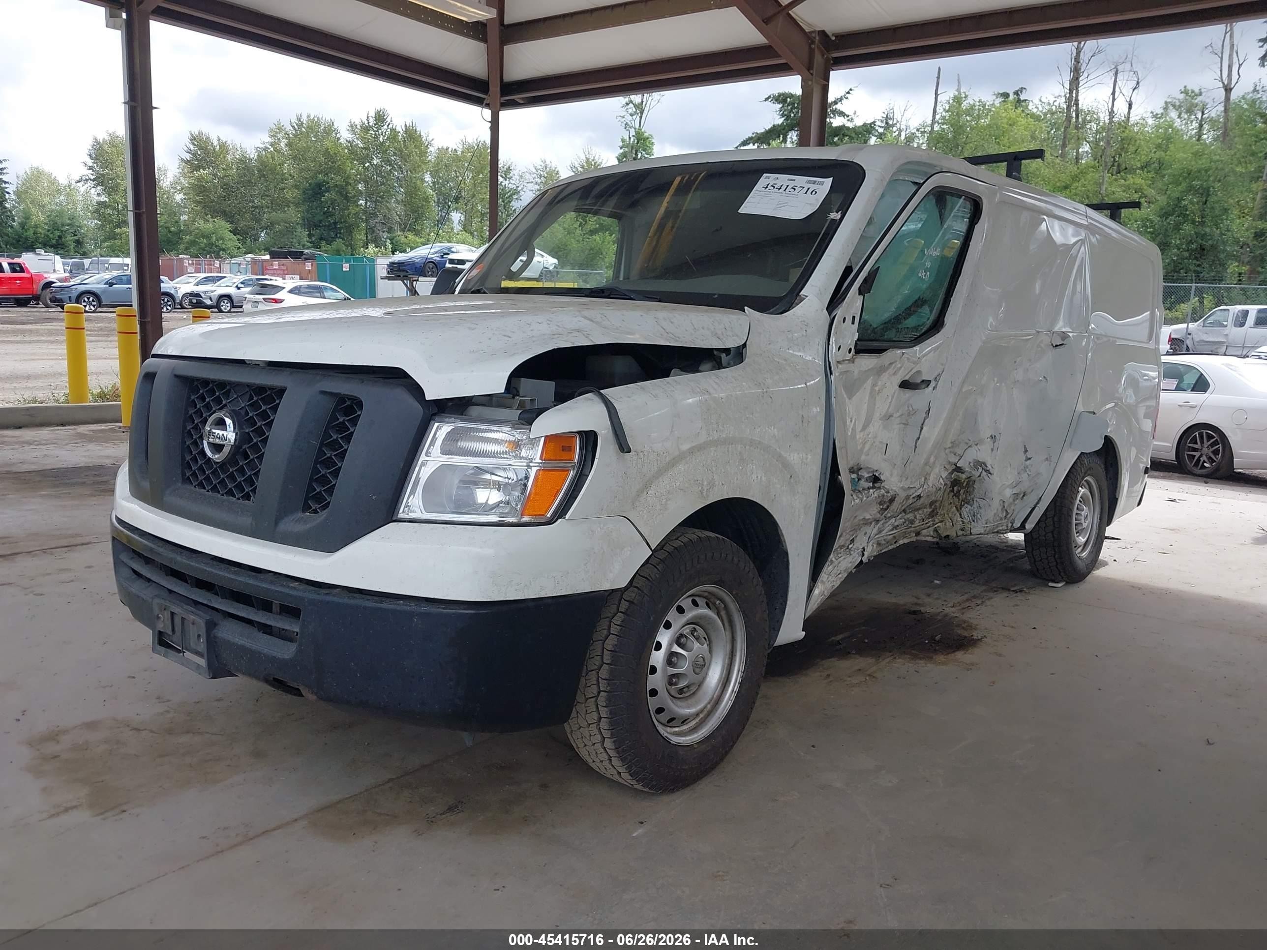 2014 Nissan Nv Cargo Nv1500 S V6/sv V6 Белый vin: 1N6BF0KM9EN103559