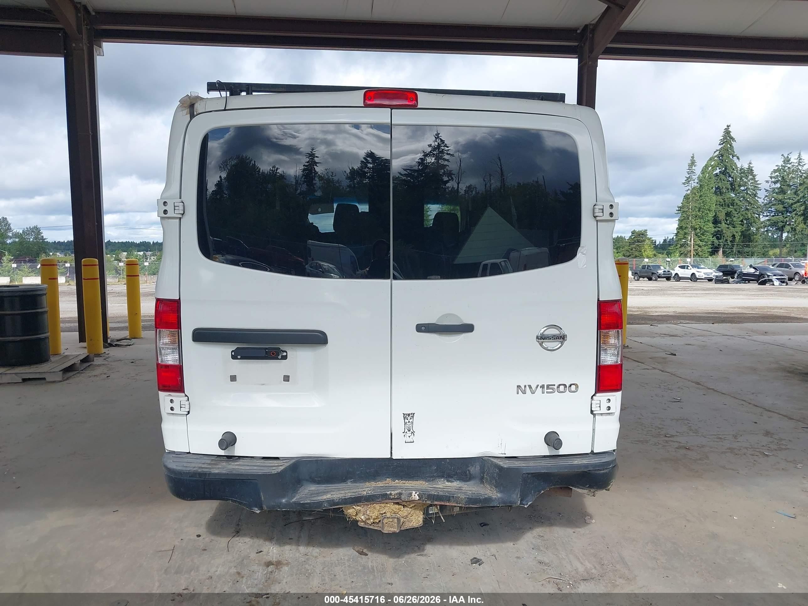 2014 Nissan Nv Cargo Nv1500 S V6/sv V6 Белый vin: 1N6BF0KM9EN103559