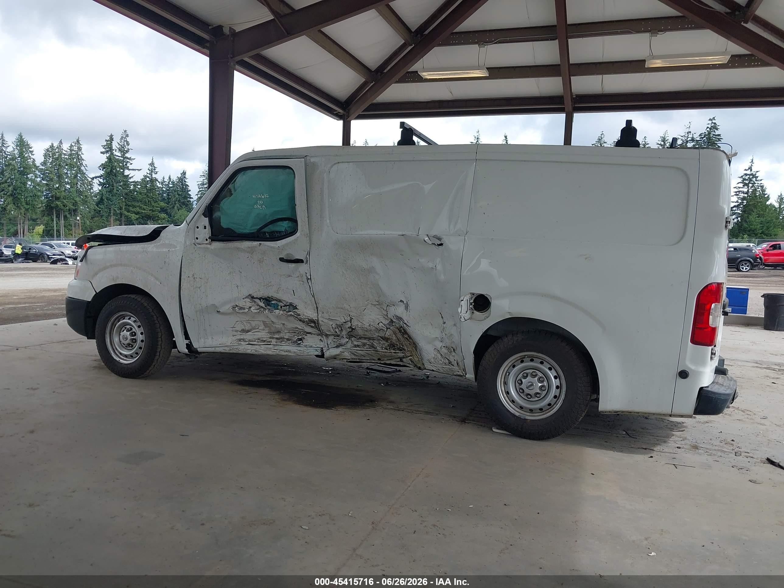 2014 Nissan Nv Cargo Nv1500 S V6/sv V6 Белый vin: 1N6BF0KM9EN103559