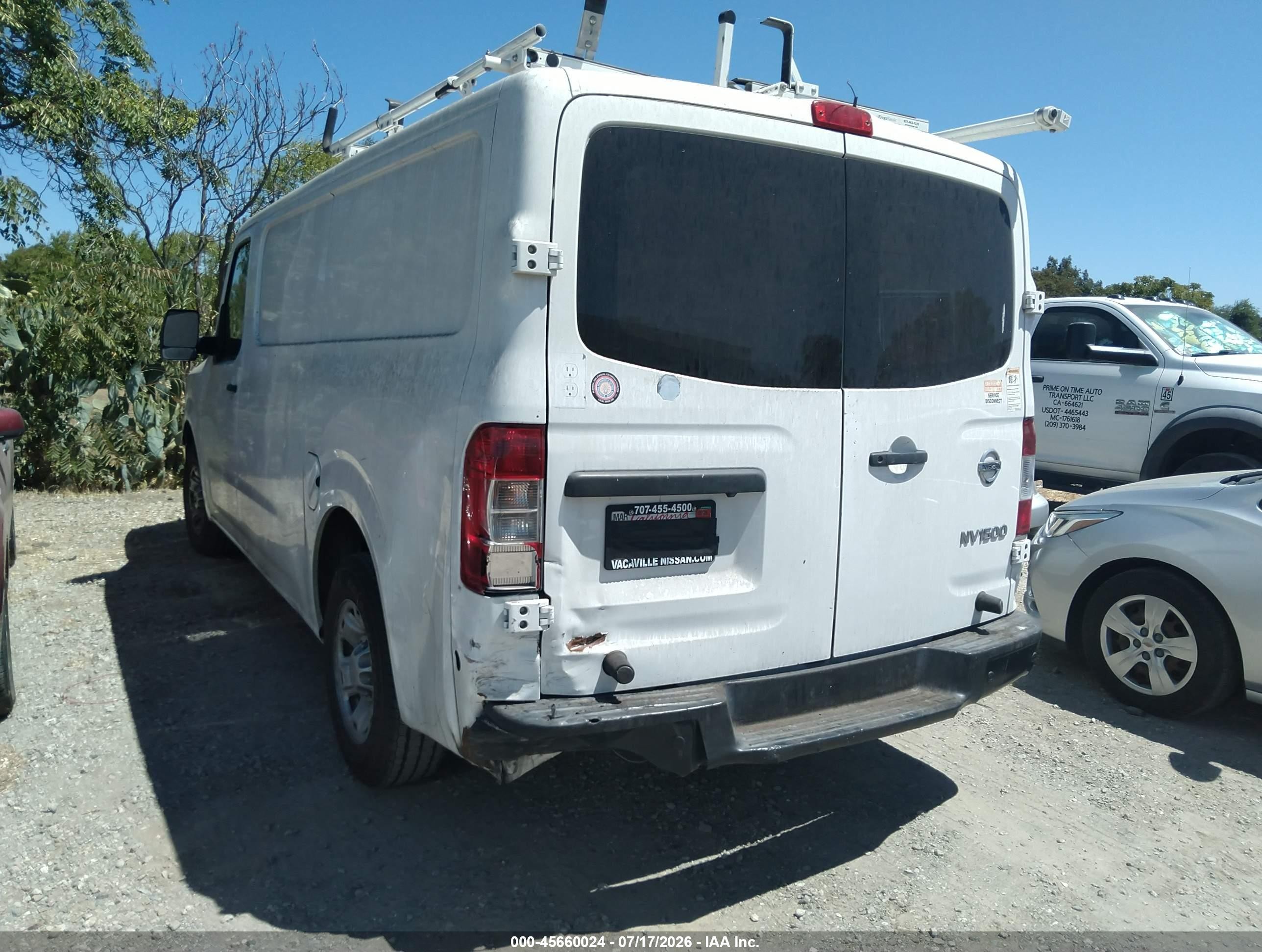 2018 Nissan Nv Cargo Nv1500 Sv V6 White vin: 1N6BF0KMXJN818635