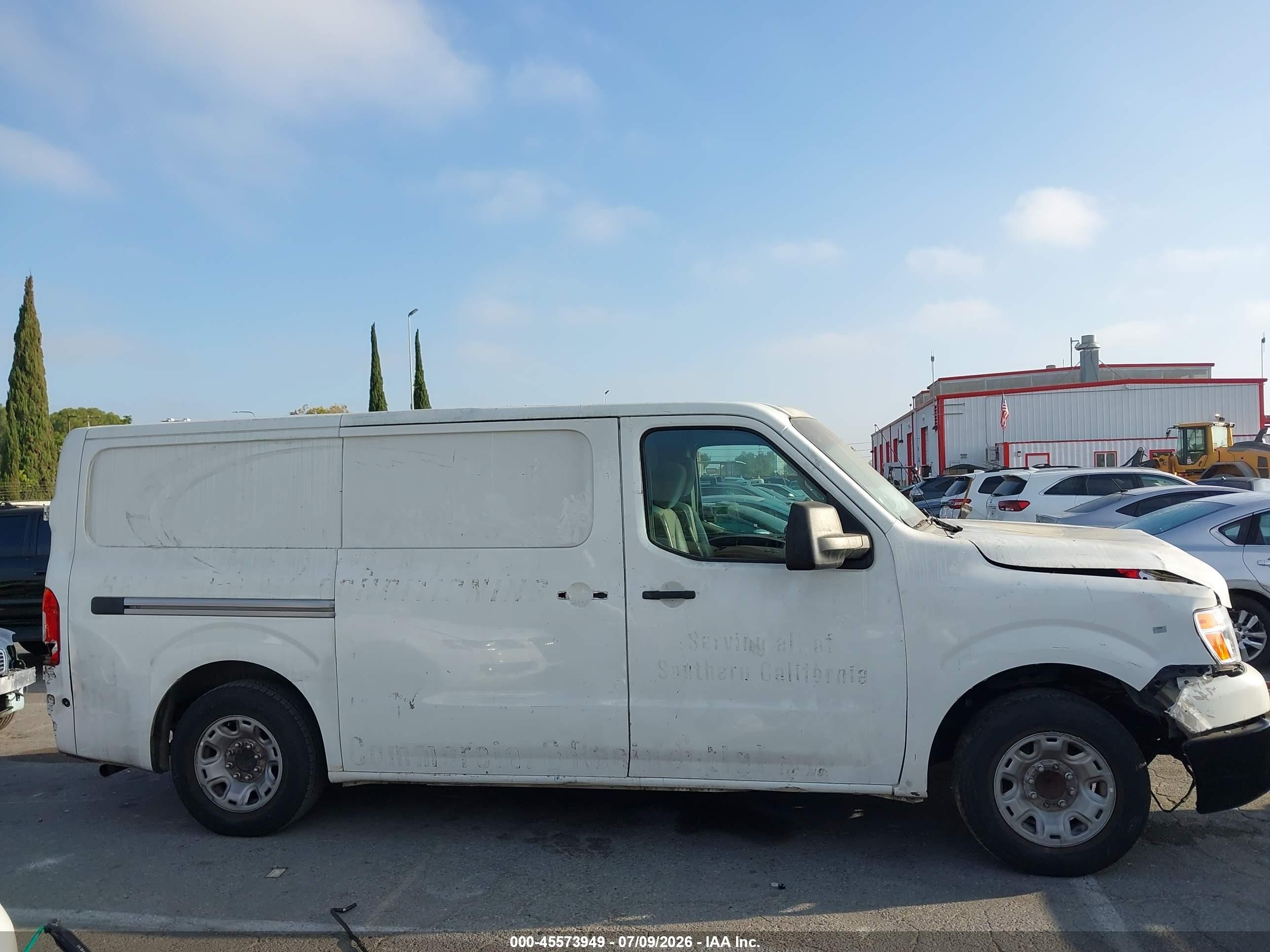 2015 Nissan Nv Cargo Nv2500 Hd Sv V6 White vin: 1N6BF0KX2FN808442
