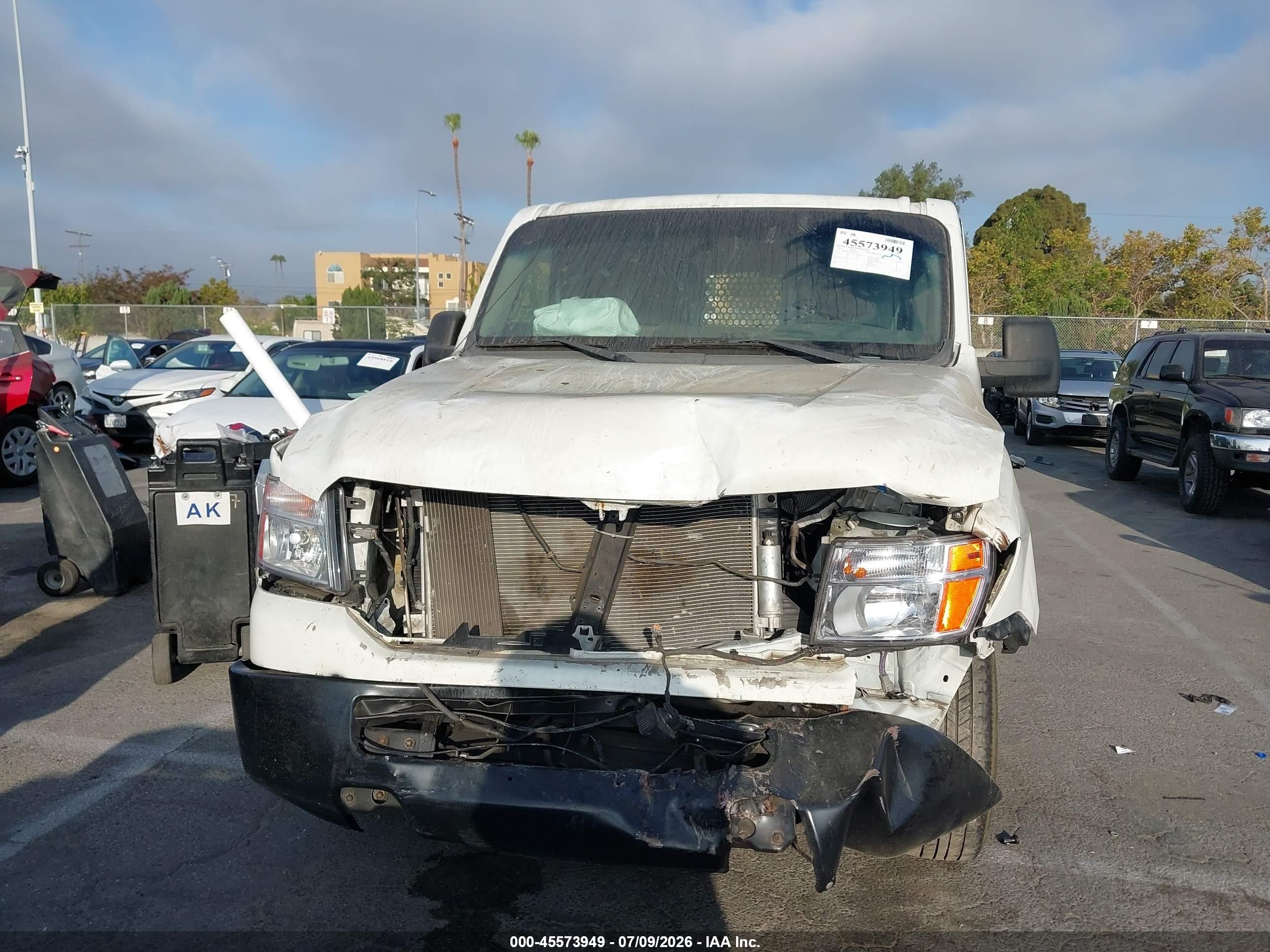 2015 Nissan Nv Cargo Nv2500 Hd Sv V6 White vin: 1N6BF0KX2FN808442