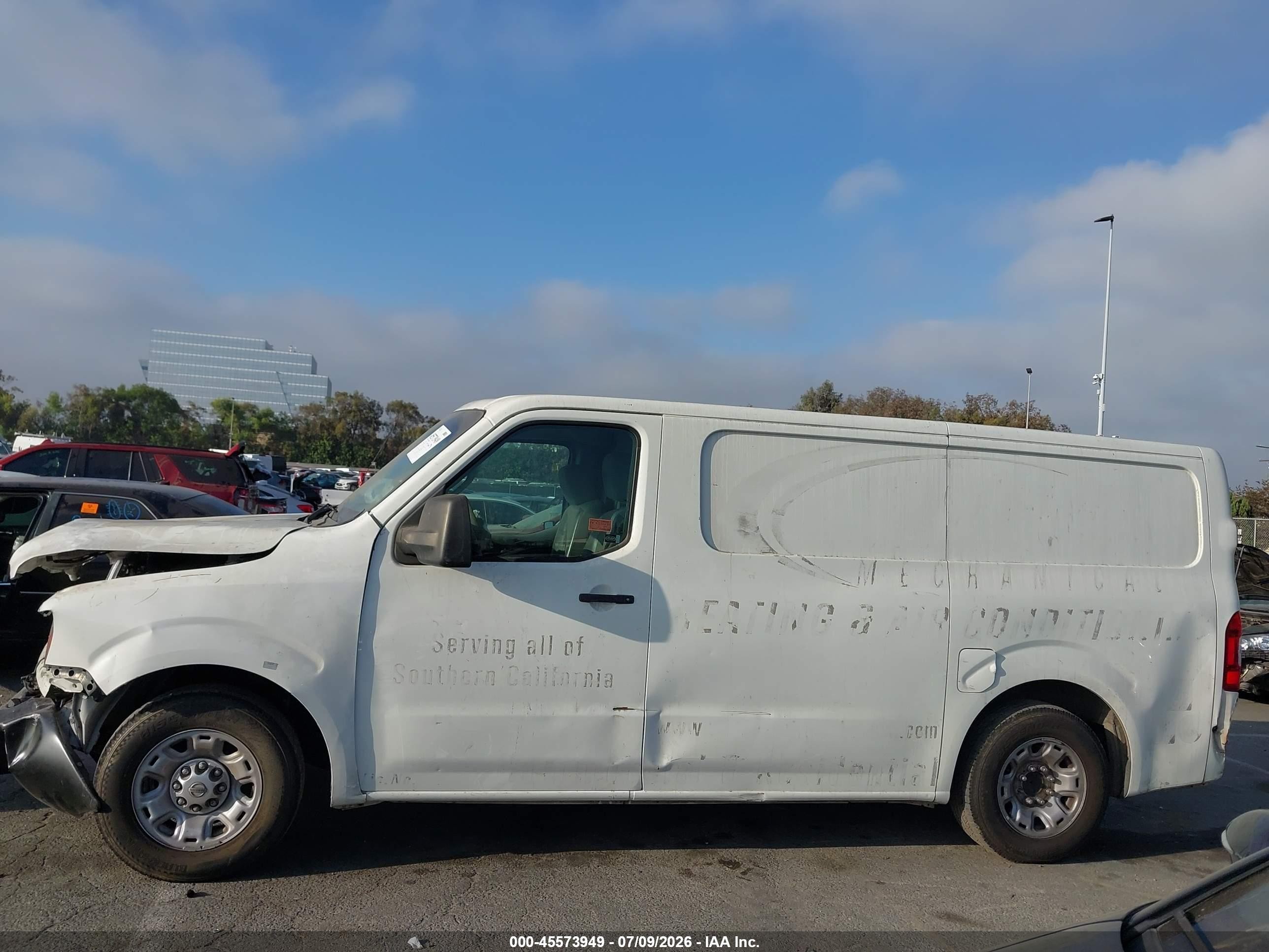 2015 Nissan Nv Cargo Nv2500 Hd Sv V6 White vin: 1N6BF0KX2FN808442