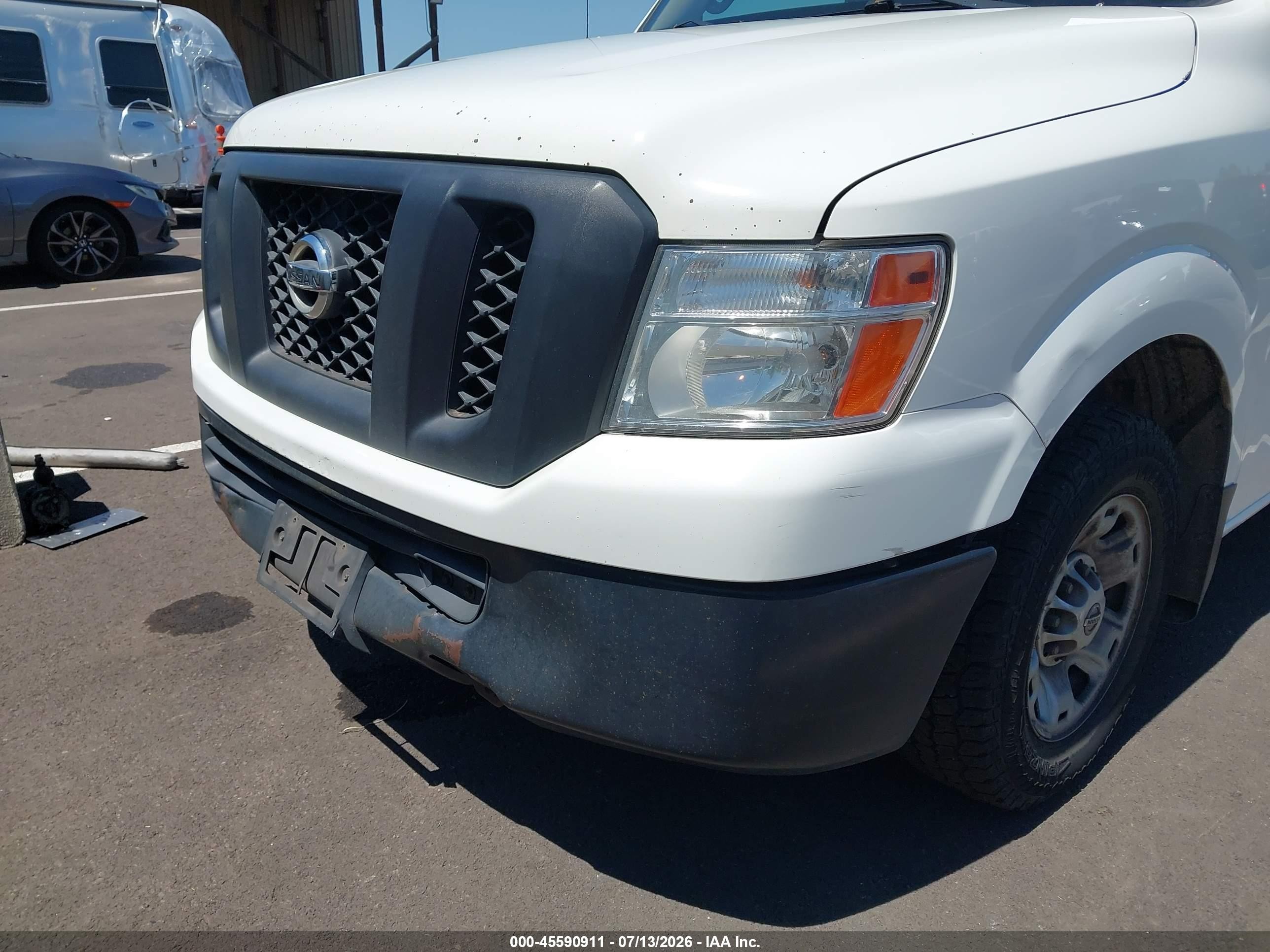 2015 Nissan Nv Cargo Nv2500 Hd Sv V6 White vin: 1N6BF0KY1FN809106