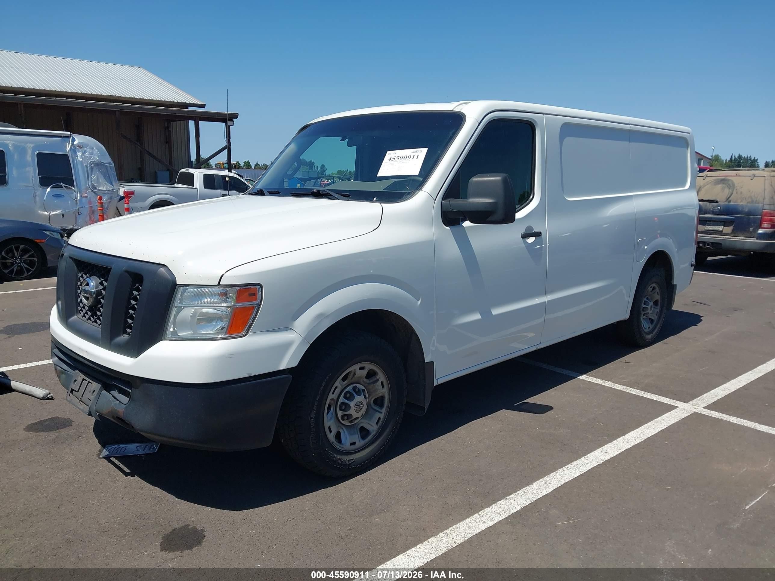 2015 Nissan Nv Cargo Nv2500 Hd Sv V6 White vin: 1N6BF0KY1FN809106
