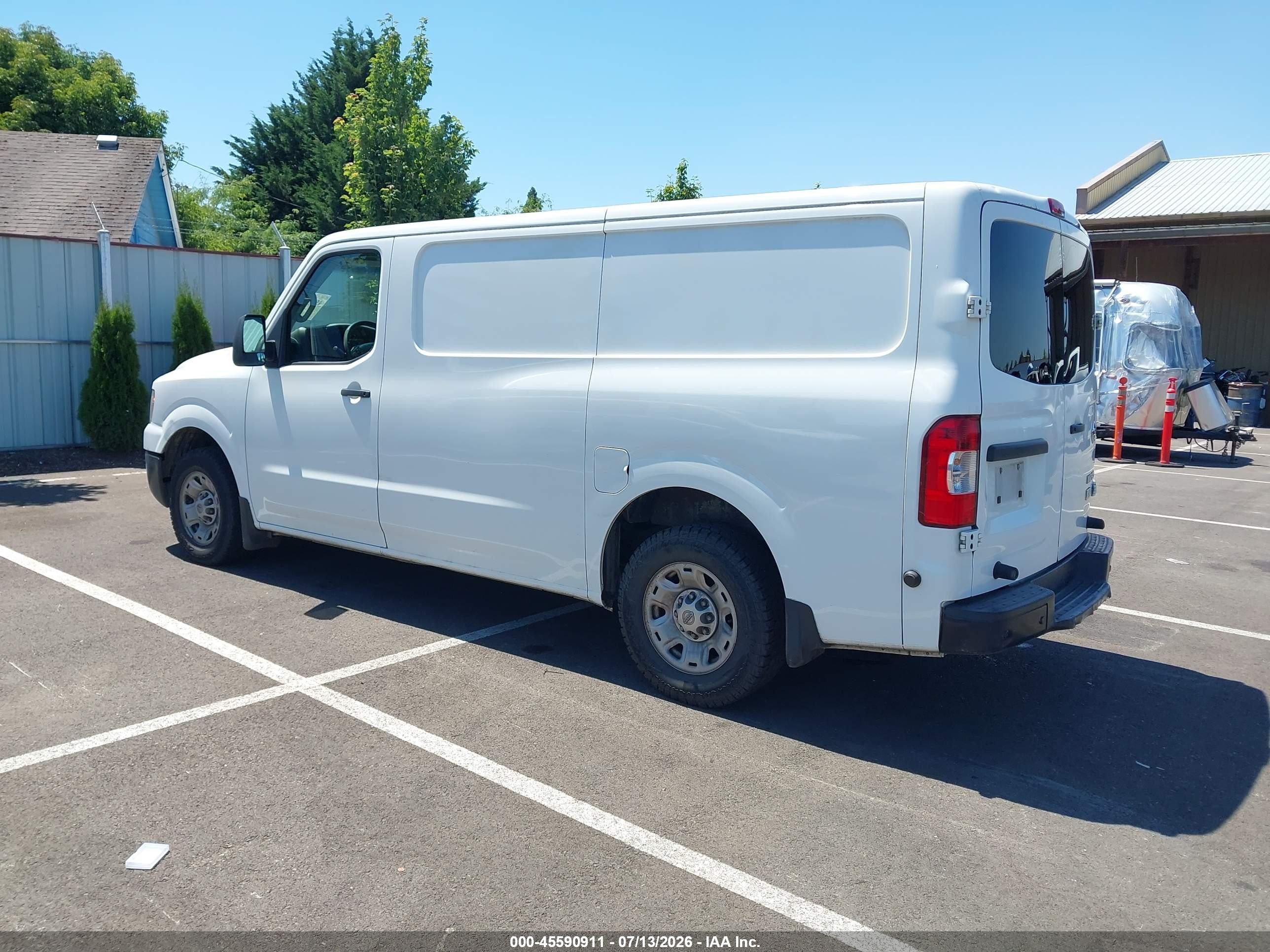 2015 Nissan Nv Cargo Nv2500 Hd Sv V6 White vin: 1N6BF0KY1FN809106
