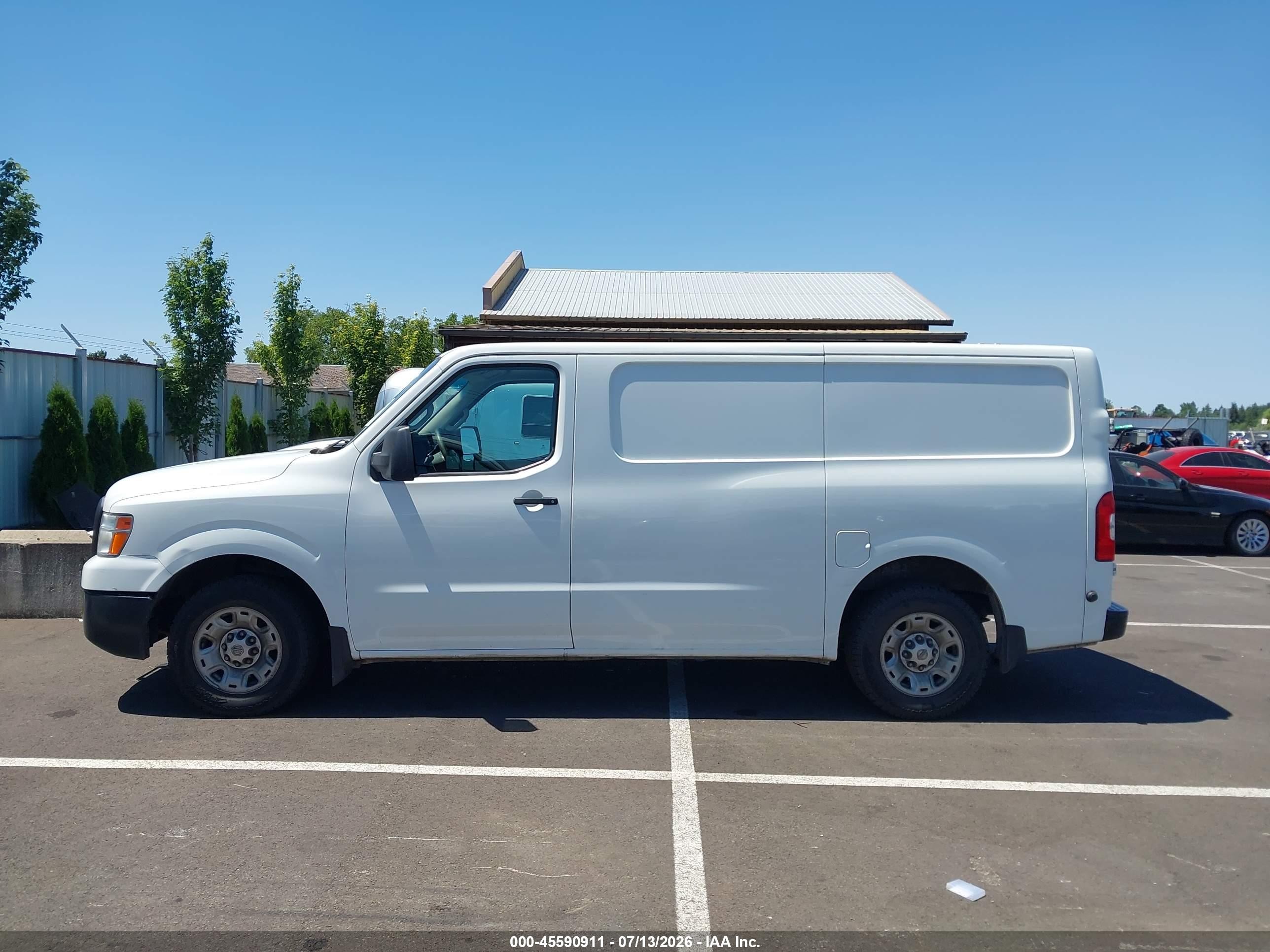 2015 Nissan Nv Cargo Nv2500 Hd Sv V6 White vin: 1N6BF0KY1FN809106