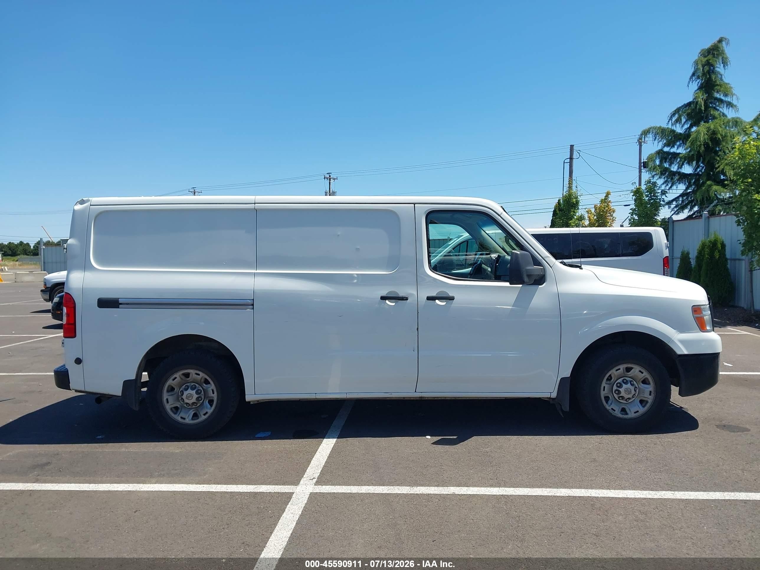 2015 Nissan Nv Cargo Nv2500 Hd Sv V6 White vin: 1N6BF0KY1FN809106