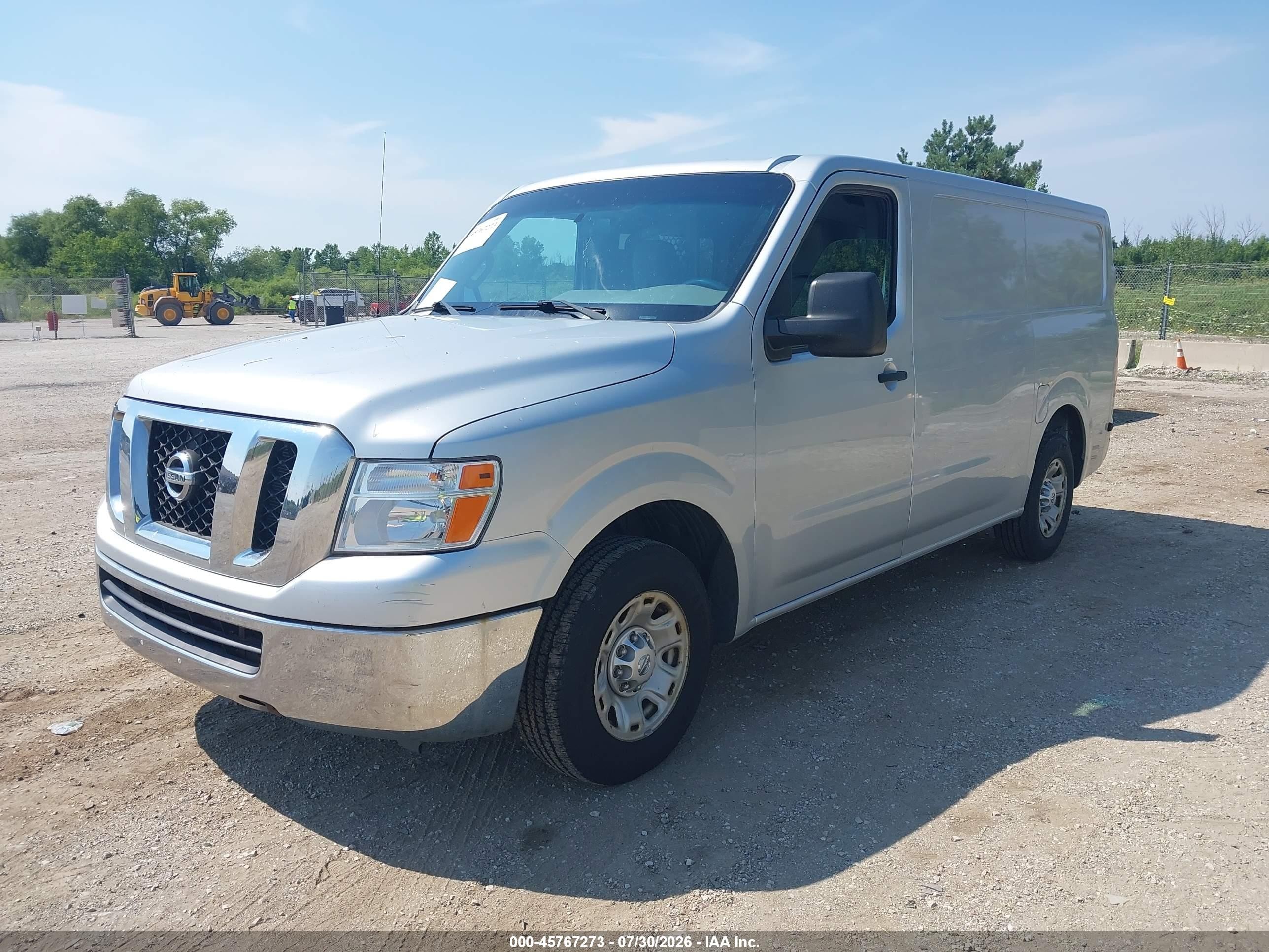 2013 Nissan Nv Cargo Nv2500 Hd Sv V6 Silver vin: 1N6BF0KY6DN105092