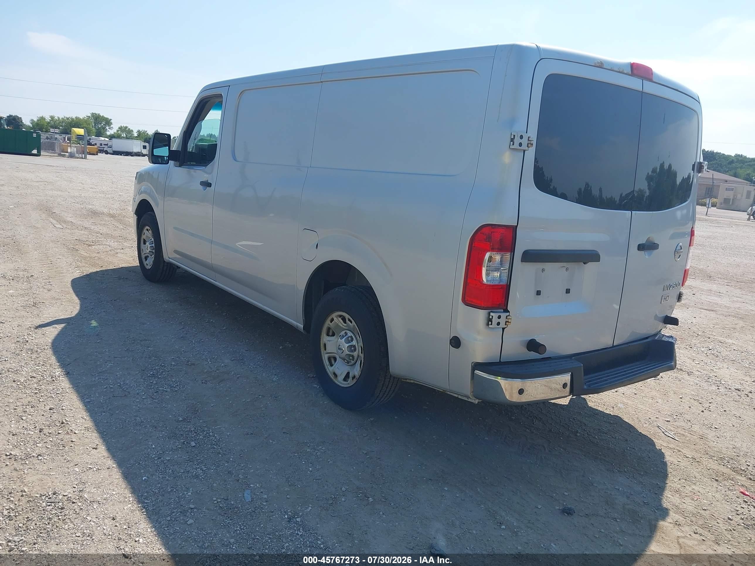 2013 Nissan Nv Cargo Nv2500 Hd Sv V6 Silver vin: 1N6BF0KY6DN105092