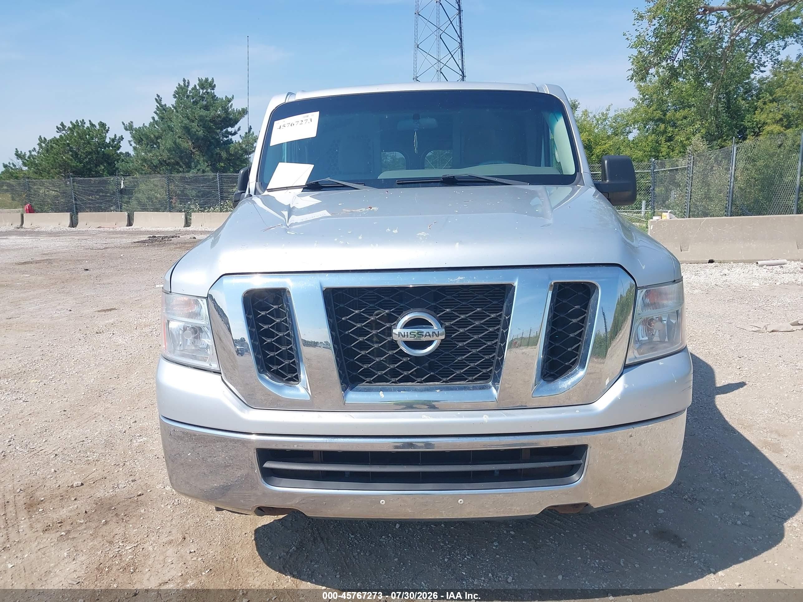 2013 Nissan Nv Cargo Nv2500 Hd Sv V6 Silver vin: 1N6BF0KY6DN105092