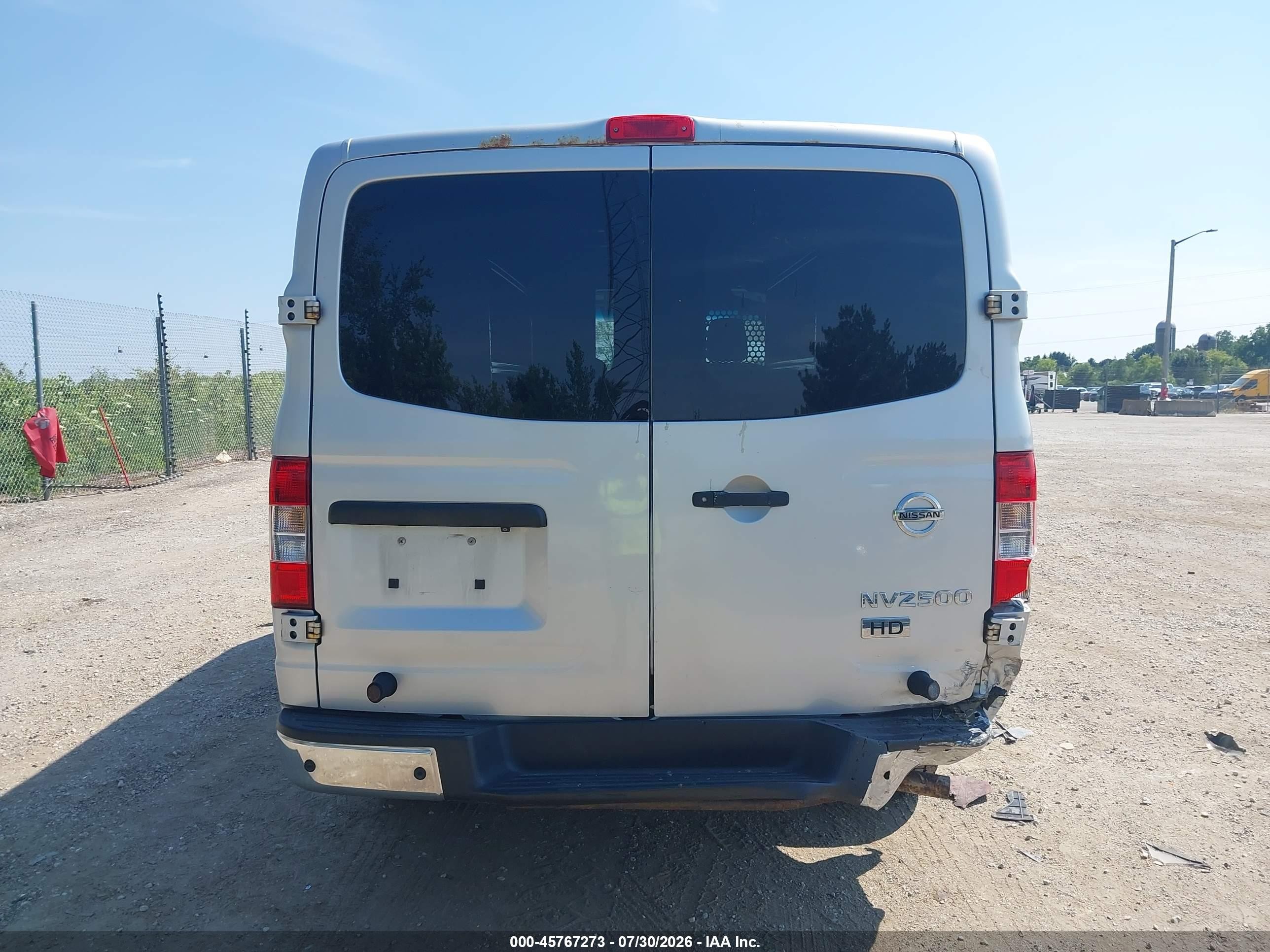2013 Nissan Nv Cargo Nv2500 Hd Sv V6 Silver vin: 1N6BF0KY6DN105092