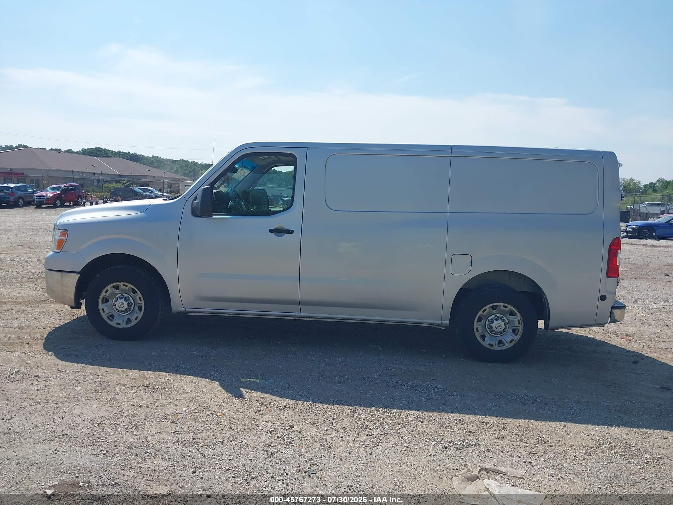 2013 Nissan Nv Cargo Nv2500 Hd Sv V6 Silver vin: 1N6BF0KY6DN105092