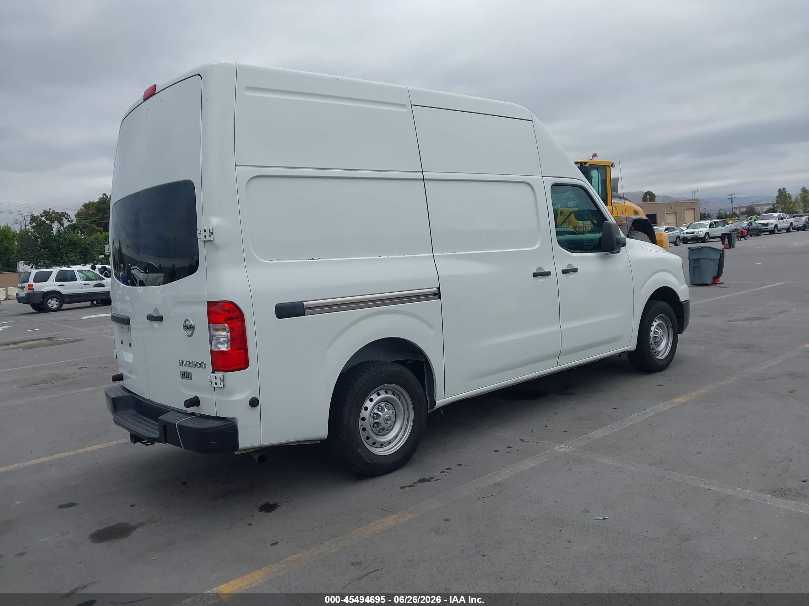 2014 Nissan Nv Cargo Nv2500 Hd S V6 White vin: 1N6BF0LX0EN101448