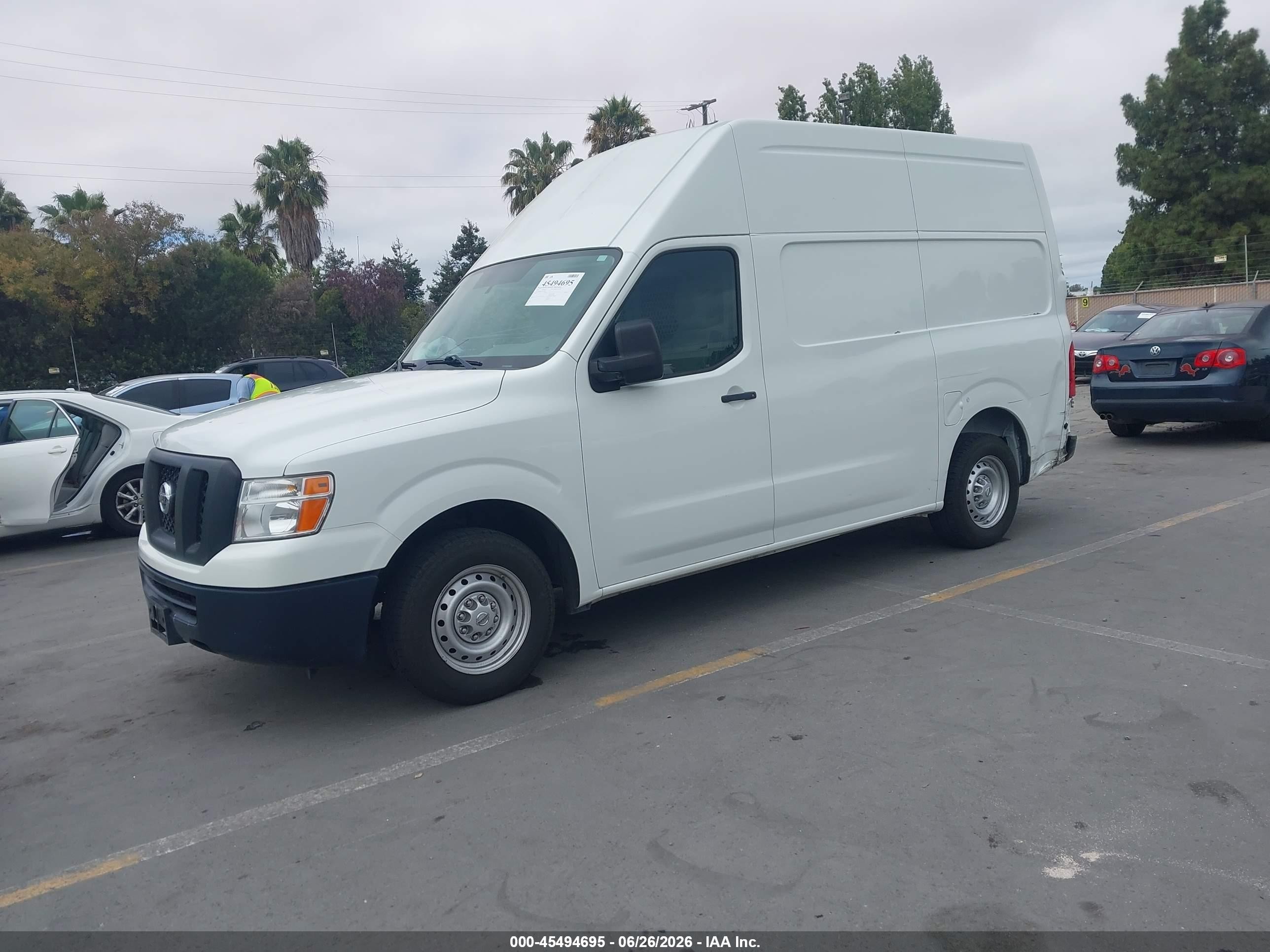 2014 Nissan Nv Cargo Nv2500 Hd S V6 White vin: 1N6BF0LX0EN101448