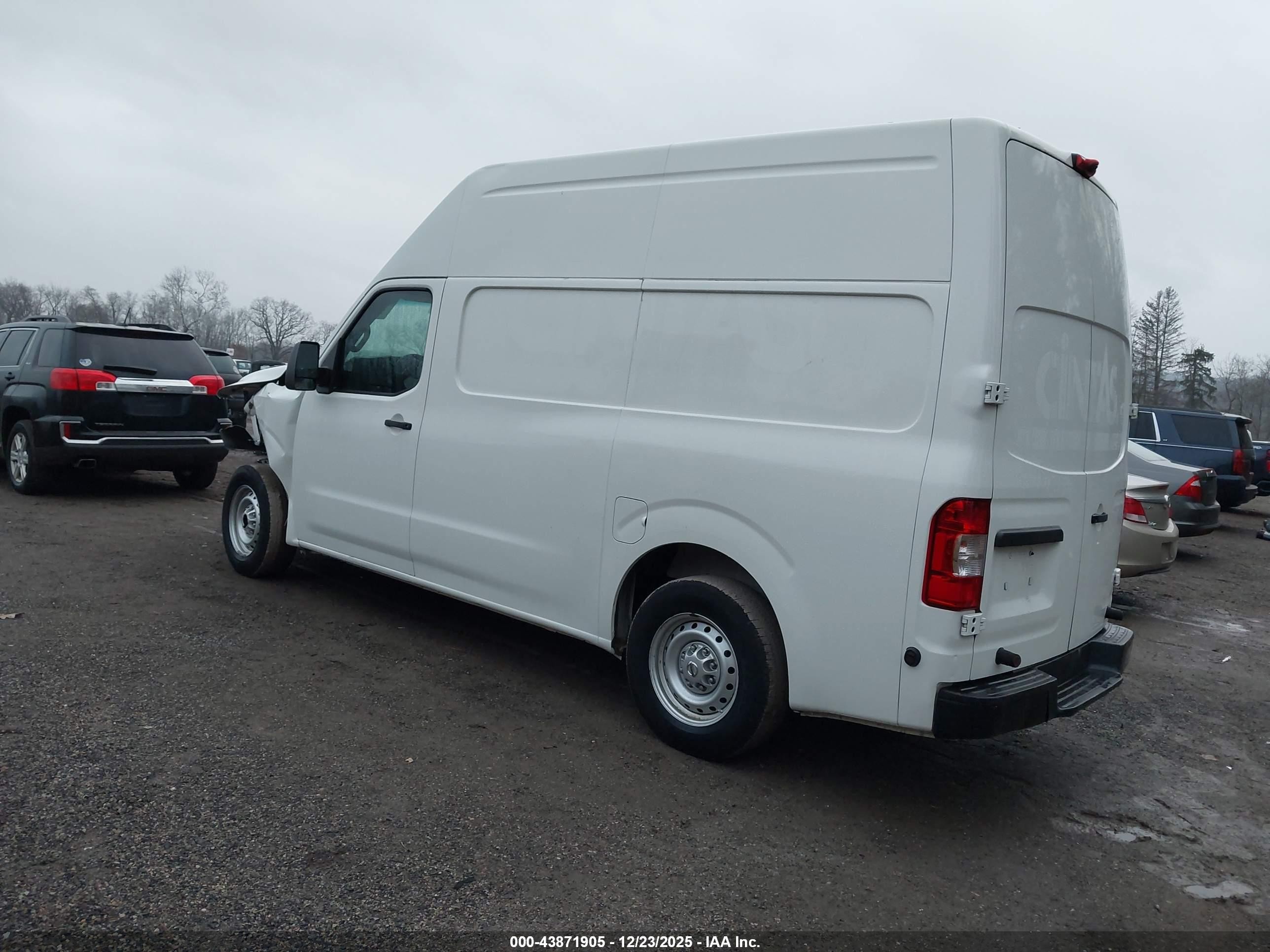 2015 Nissan Nv Cargo Nv2500 Hd S V6/sl V6/sv V6 Белый vin: 1N6BF0LX0FN801052