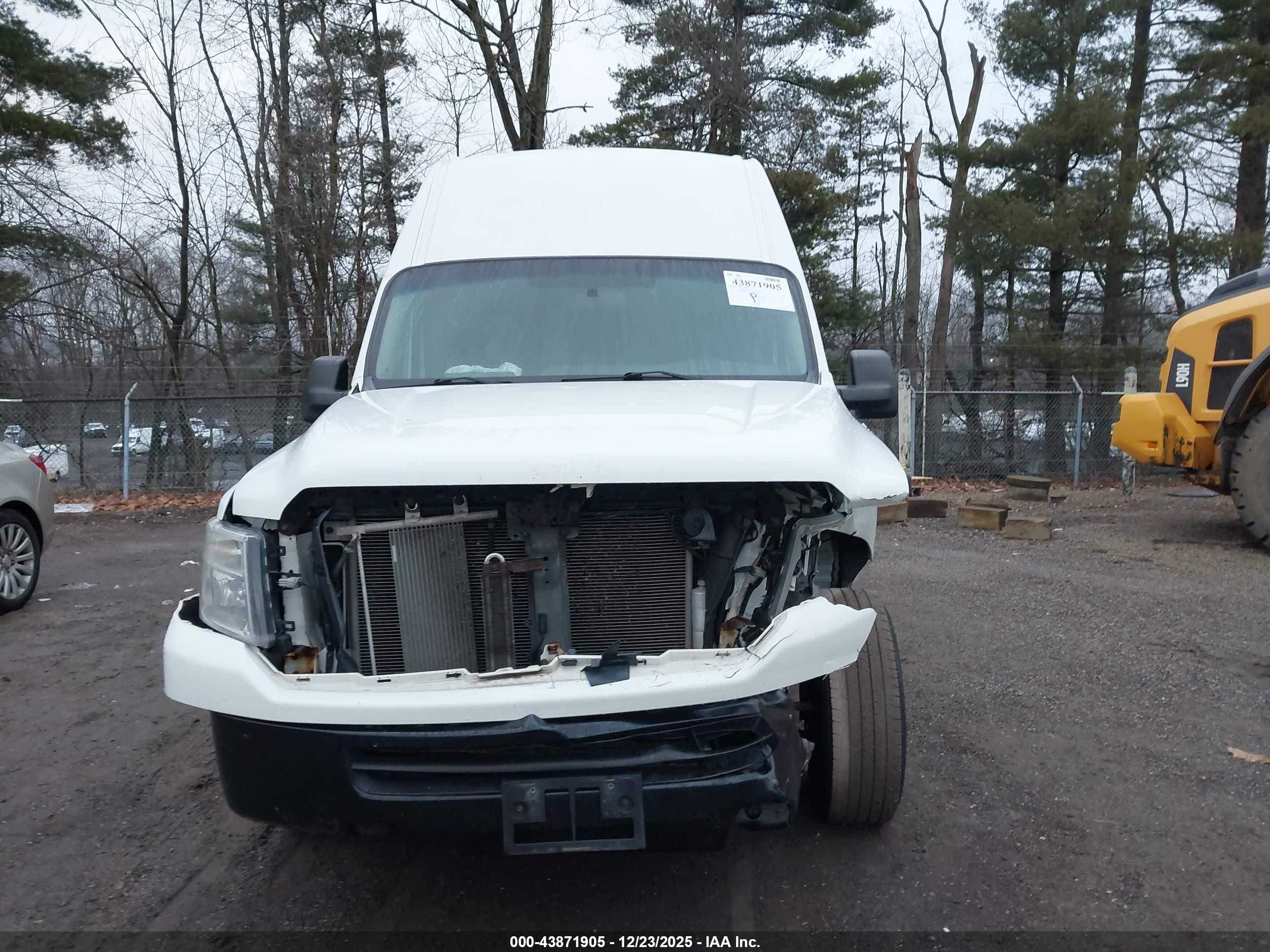 2015 Nissan Nv Cargo Nv2500 Hd S V6/sl V6/sv V6 Белый vin: 1N6BF0LX0FN801052