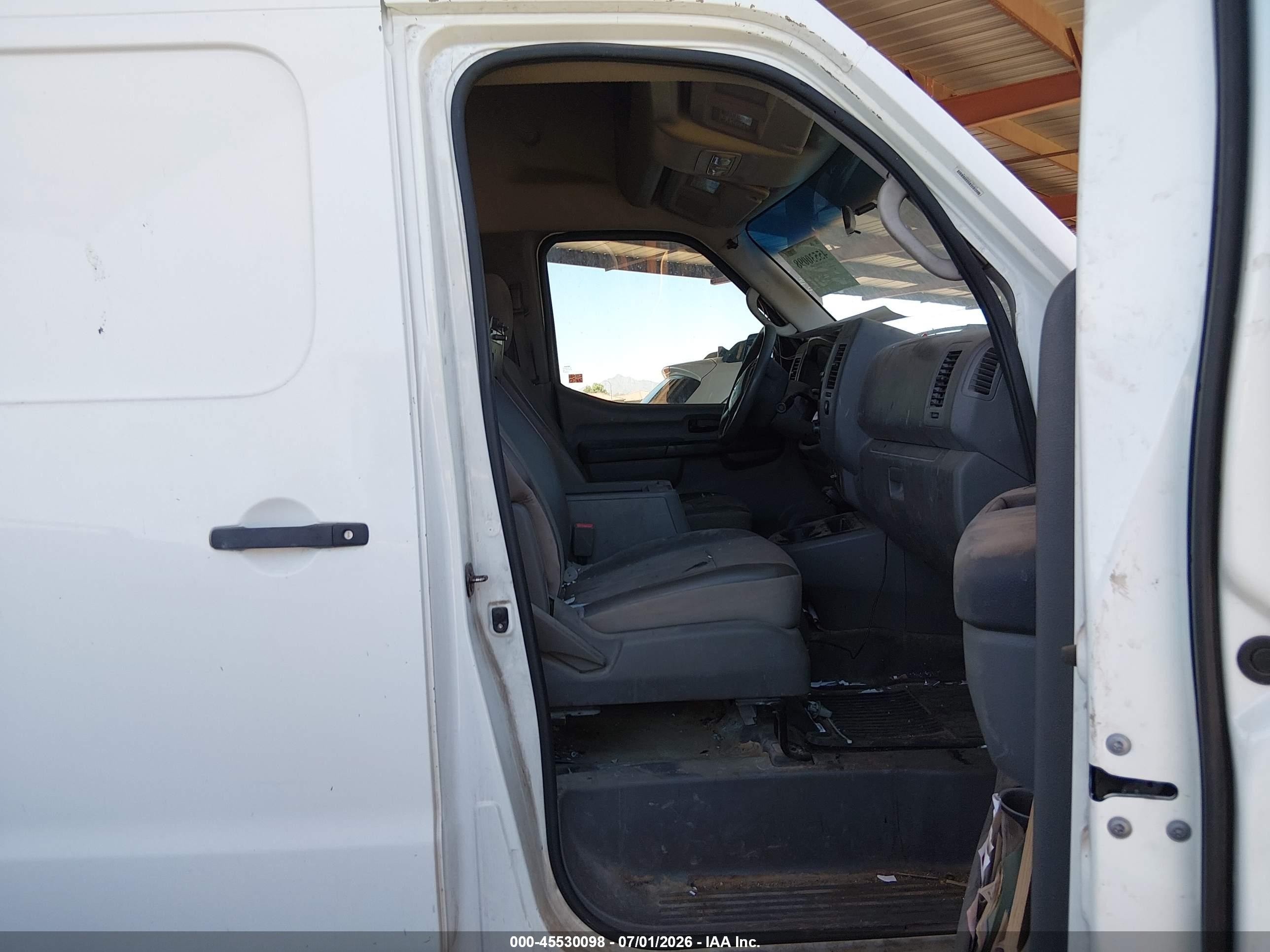 2013 Nissan Nv Cargo Nv2500 Hd S V6 White vin: 1N6BF0LX5DN108815