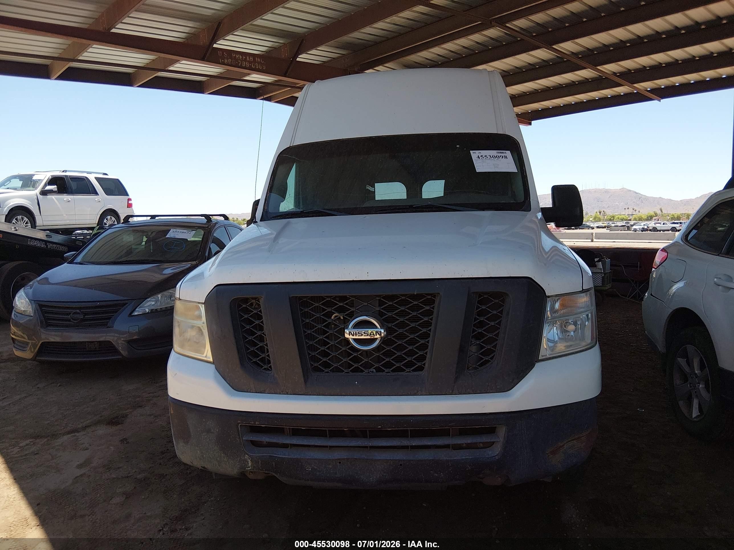 2013 Nissan Nv Cargo Nv2500 Hd S V6 White vin: 1N6BF0LX5DN108815