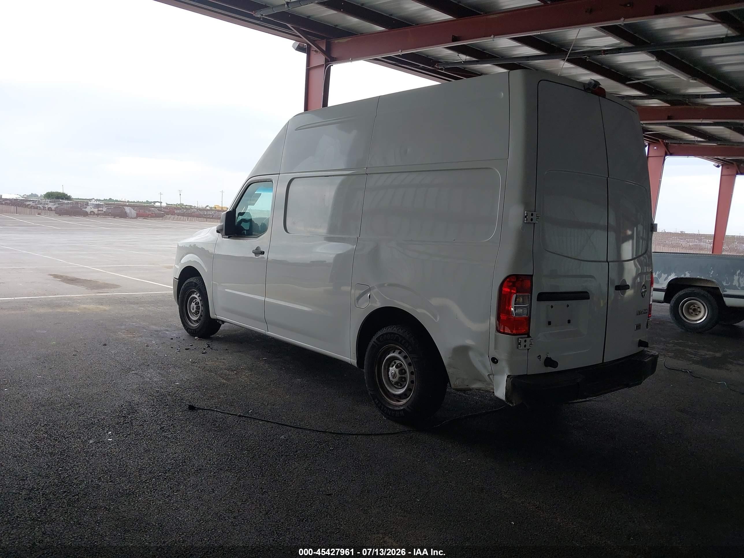 2015 Nissan Nv Cargo Nv2500 Hd S V6 White vin: 1N6BF0LY1FN802090