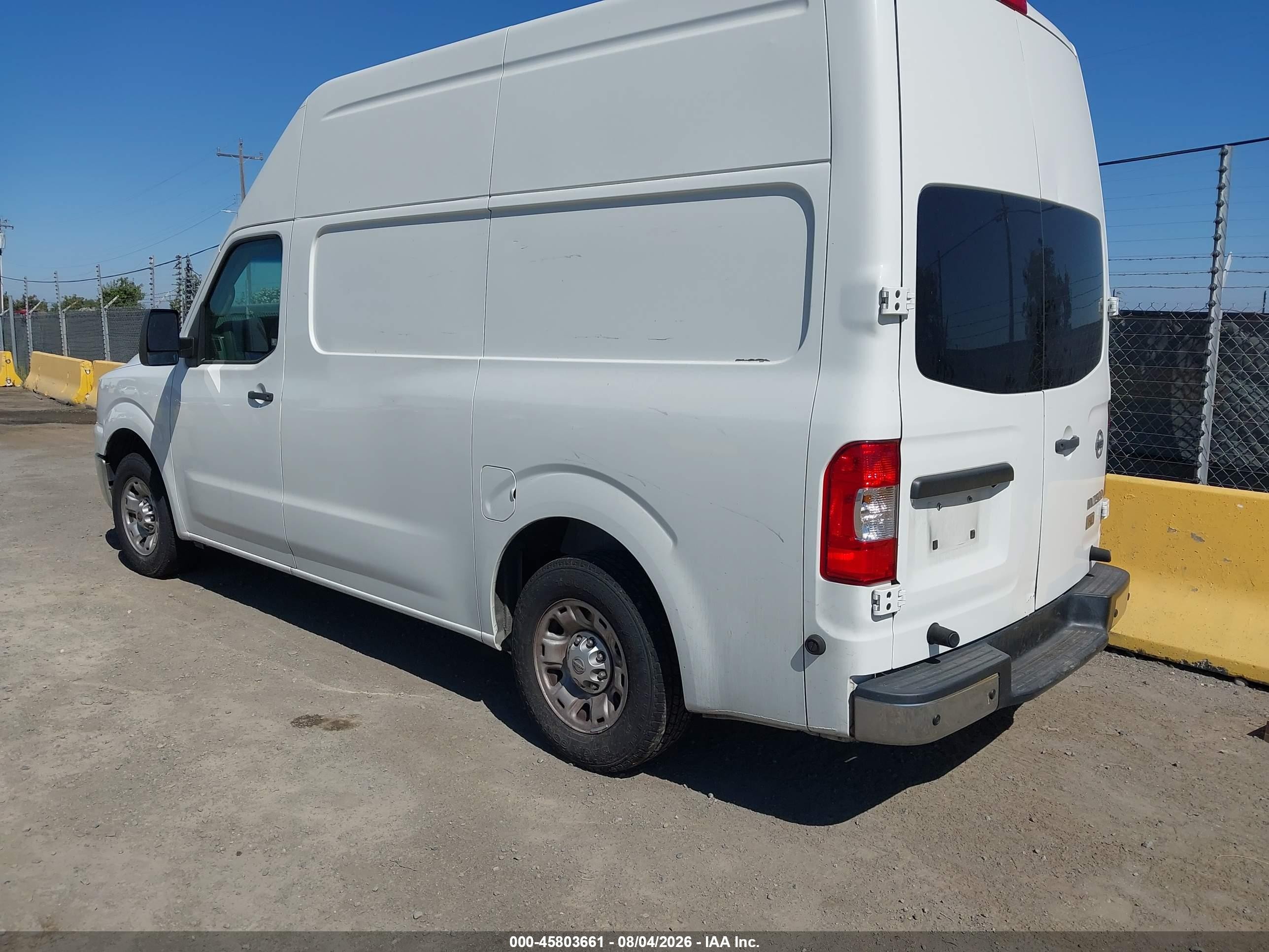 2013 Nissan Nv Cargo Nv2500 Hd Sv V6 White vin: 1N6BF0LY3DN110409