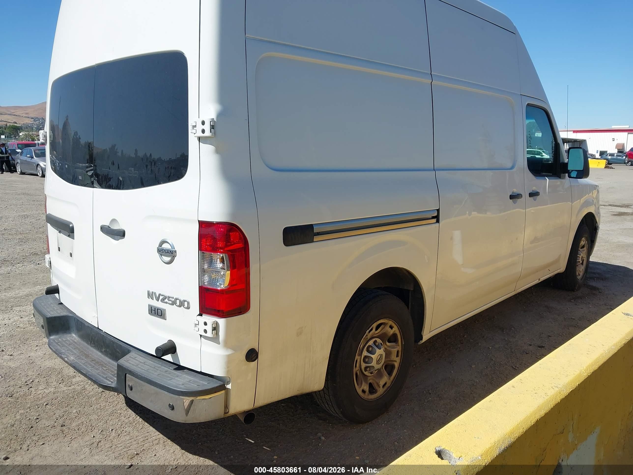 2013 Nissan Nv Cargo Nv2500 Hd Sv V6 White vin: 1N6BF0LY3DN110409