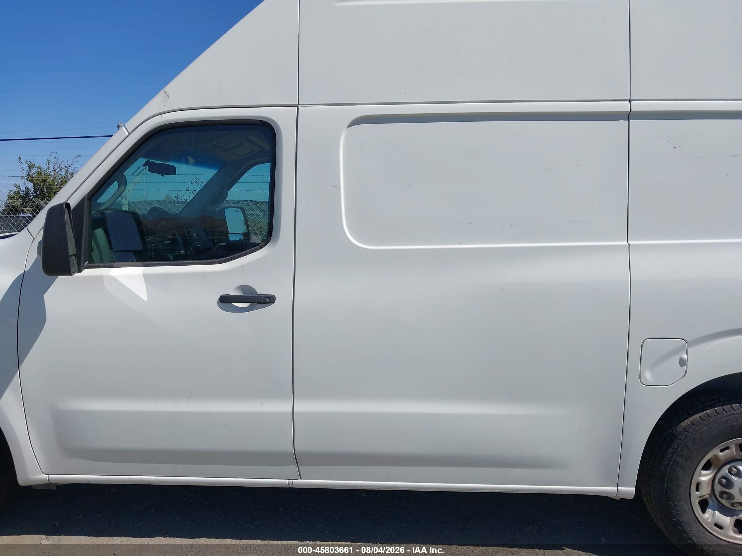 2013 Nissan Nv Cargo Nv2500 Hd Sv V6 White vin: 1N6BF0LY3DN110409