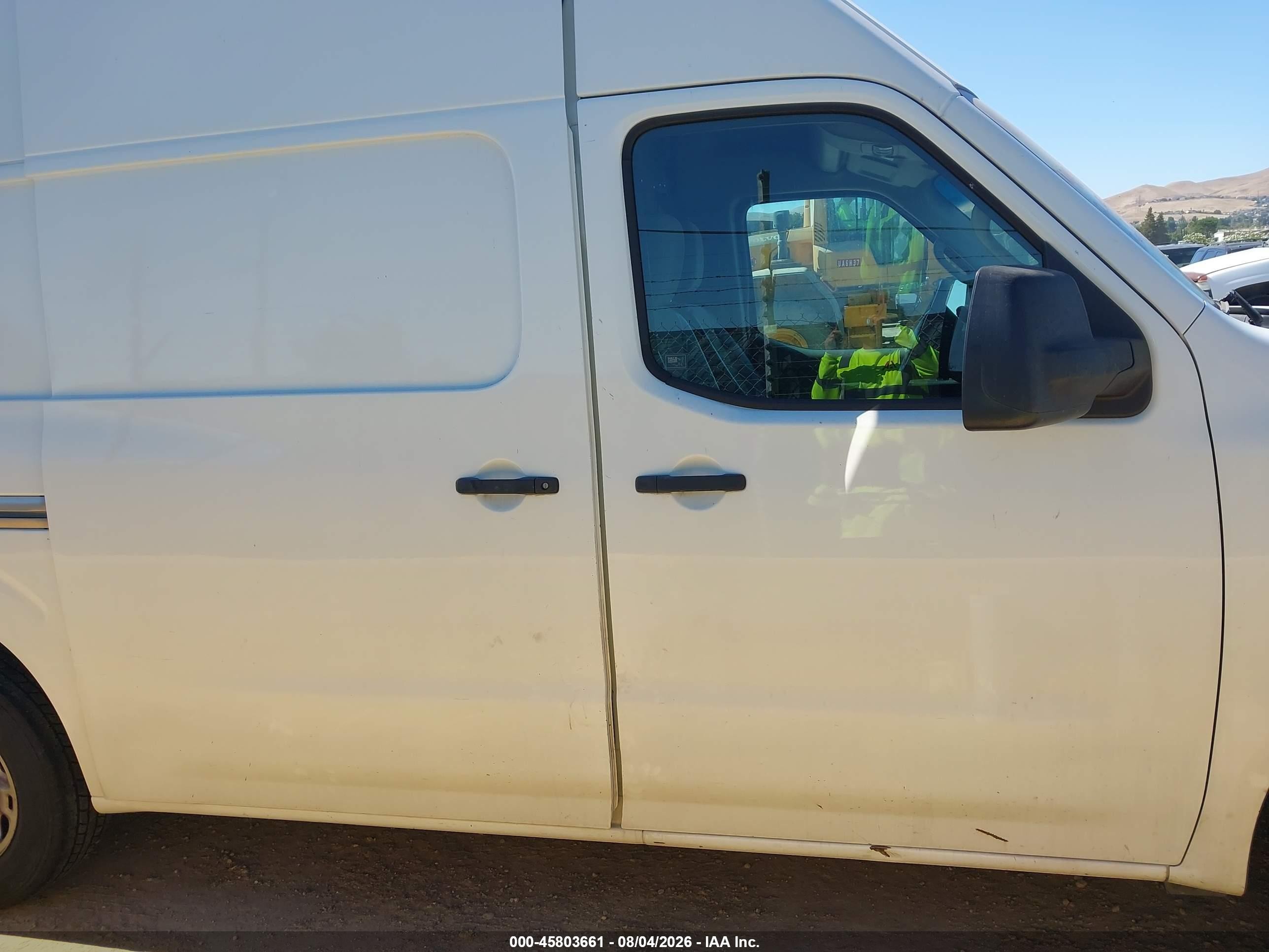 2013 Nissan Nv Cargo Nv2500 Hd Sv V6 White vin: 1N6BF0LY3DN110409