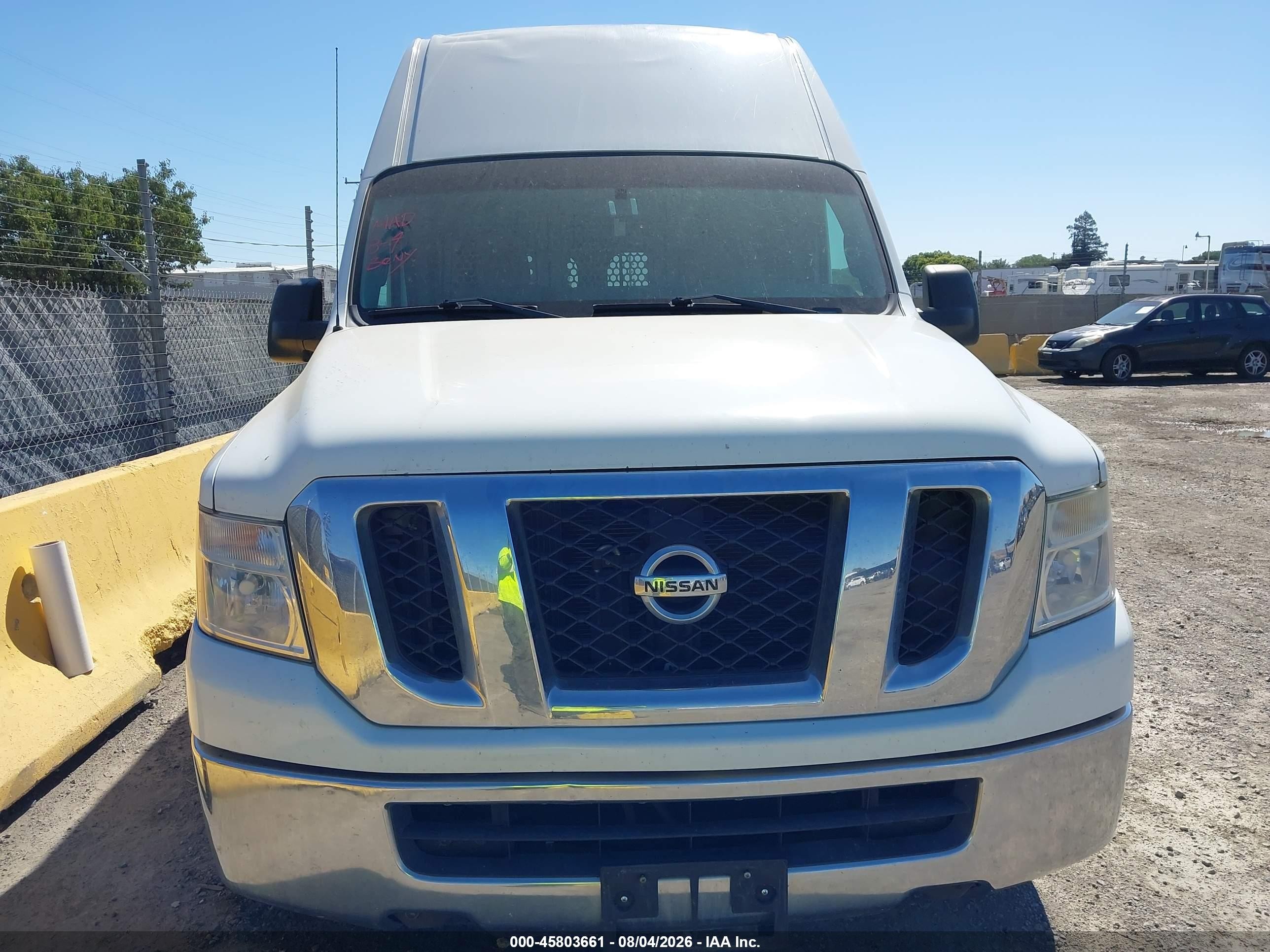 2013 Nissan Nv Cargo Nv2500 Hd Sv V6 White vin: 1N6BF0LY3DN110409