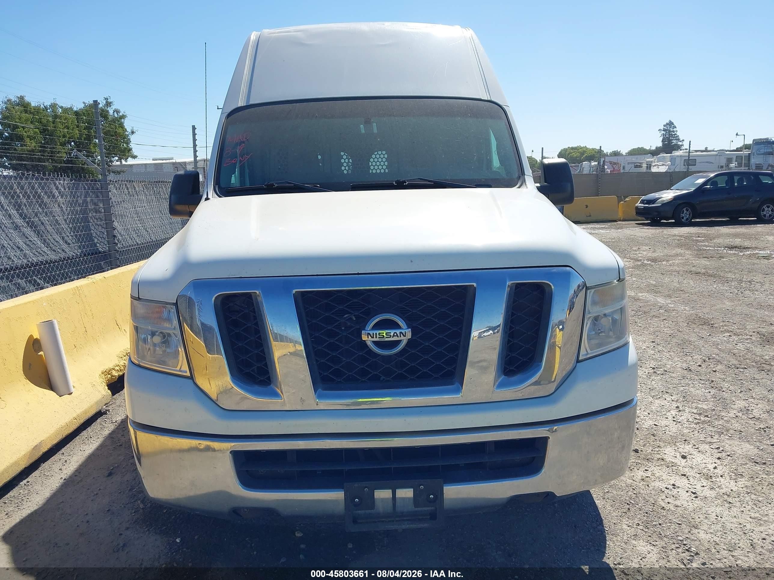 2013 Nissan Nv Cargo Nv2500 Hd Sv V6 White vin: 1N6BF0LY3DN110409