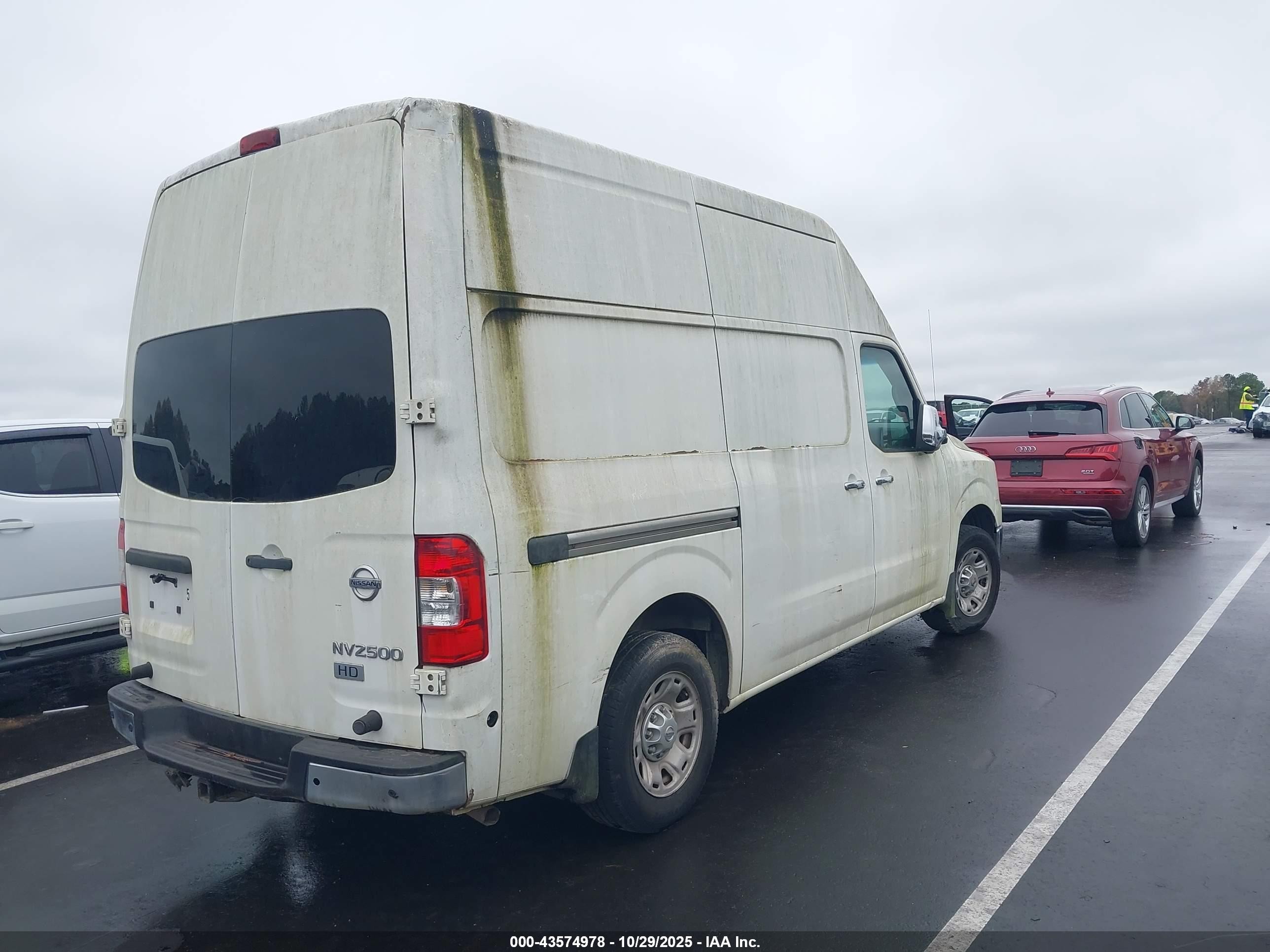 2012 Nissan Nv 2500 Nv2500 Hd Sv V6 Белый vin: 1N6BF0LYXCN108185