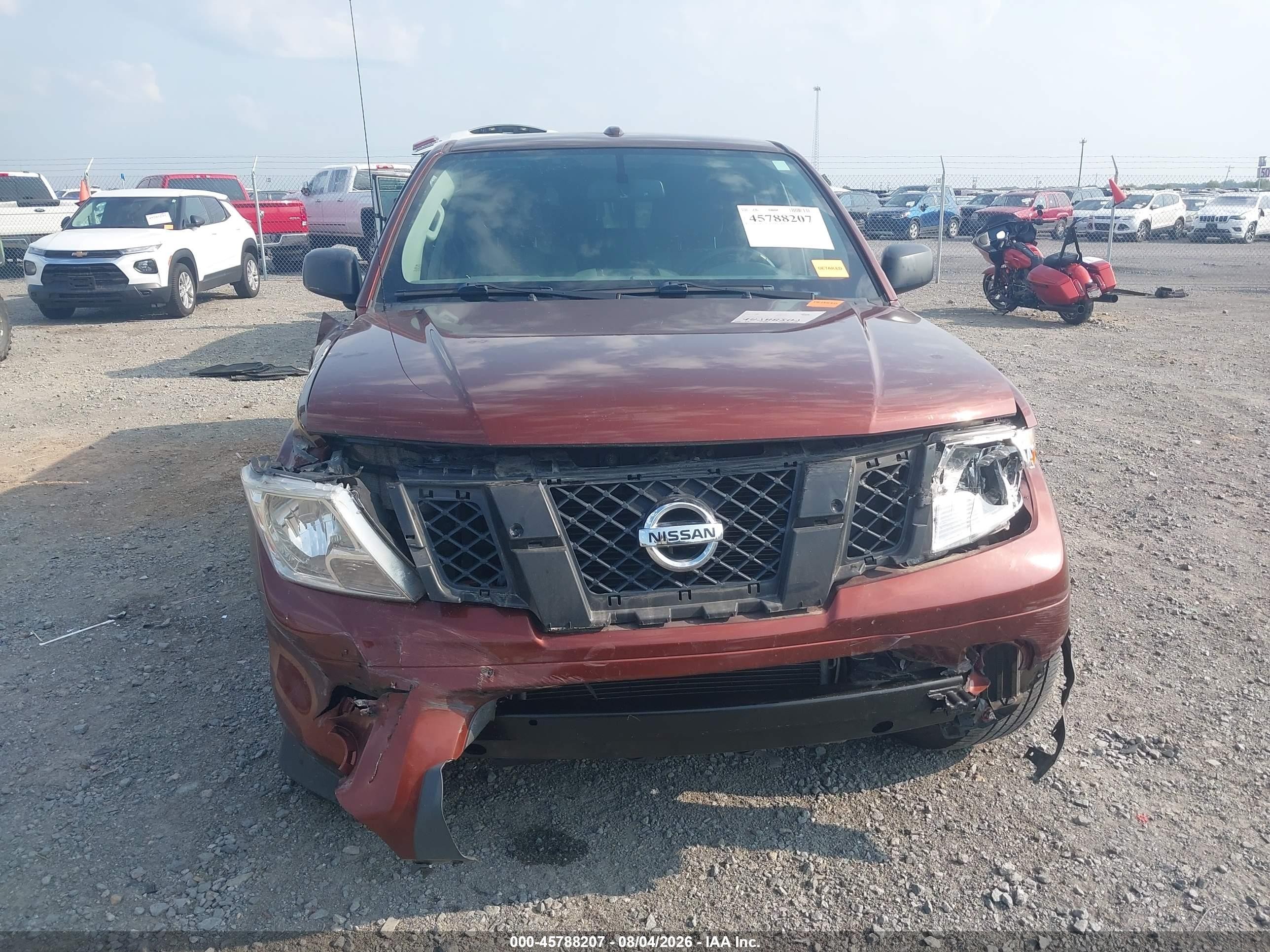 2017 Nissan Frontier Sv Orange vin: 1N6DD0ER0HN710086